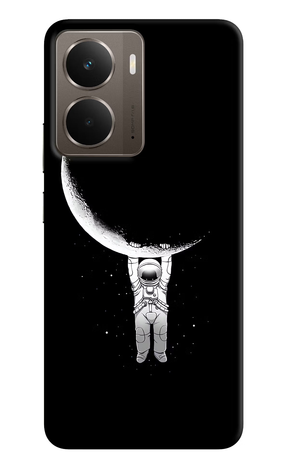 Moon Space Realme P3 Back Cover - Moon Space Realme P3 Hard Case Back Cover by Casekaro Moon Space Realme P3 Hard Case Back Cover by Casekaro