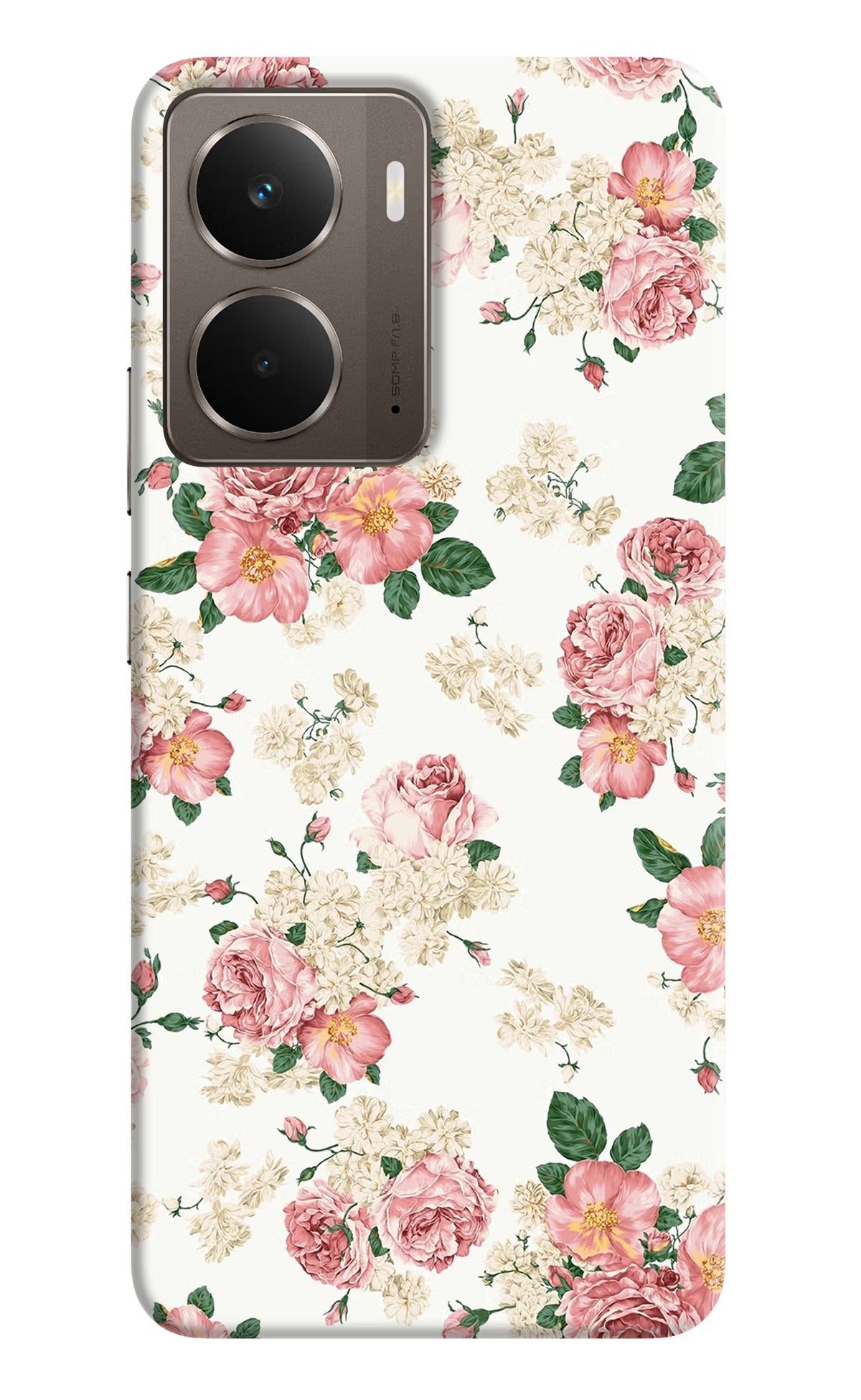 Flowers Realme P3 Back Cover - Flowers Realme P3 Hard Case Back Cover by Casekaro Flowers Realme P3 Hard Case Back Cover by Casekaro