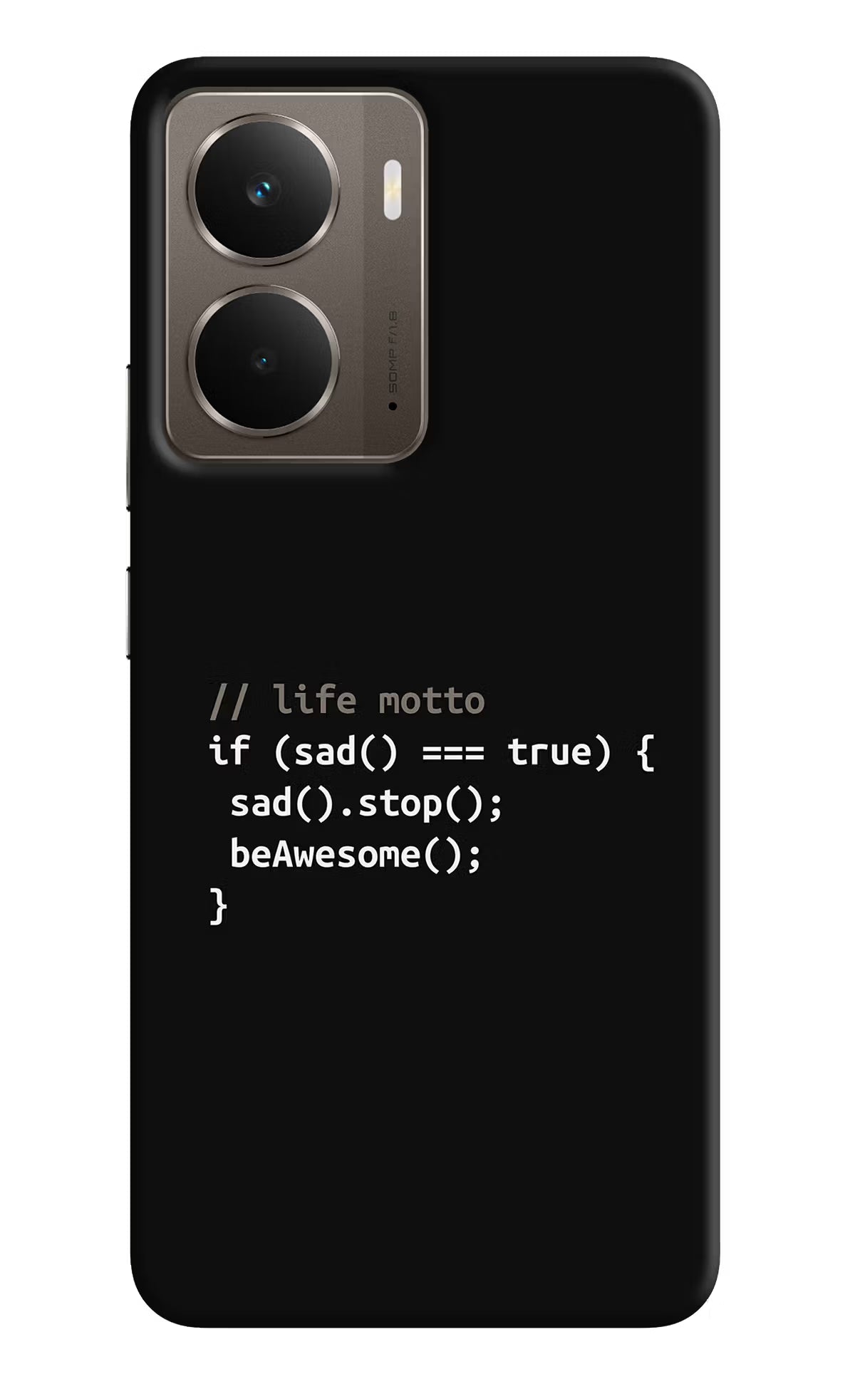 Life Motto Code Realme P3 Back Cover - Life Motto Code Realme P3 Hard Case Back Cover by Casekaro Life Motto Code Realme P3 Hard Case Back Cover by Casekaro