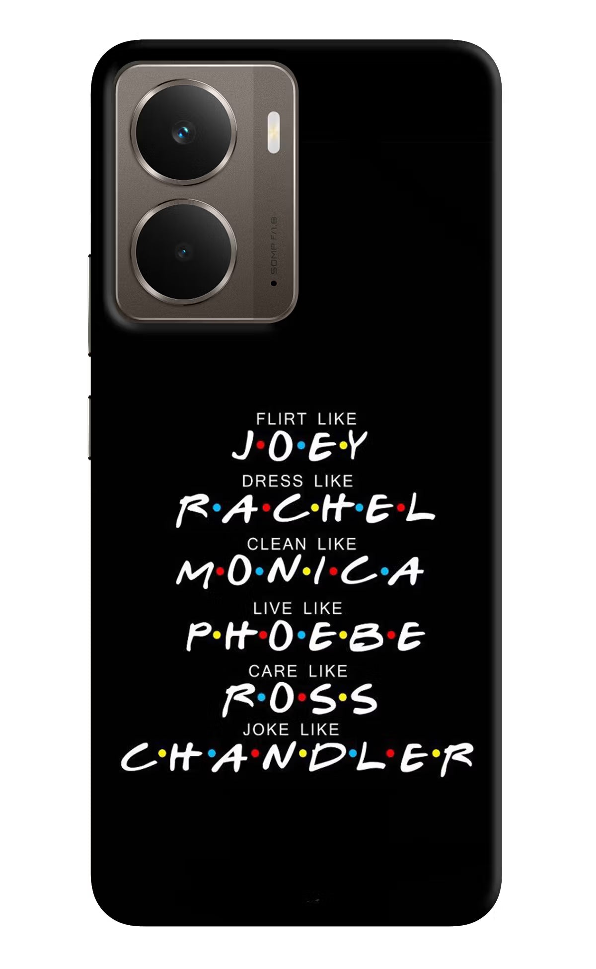 FRIENDS Character Realme P3 Back Cover - FRIENDS Character Realme P3 Hard Case Back Cover by Casekaro FRIENDS Character Realme P3 Hard Case Back Cover by Casekaro