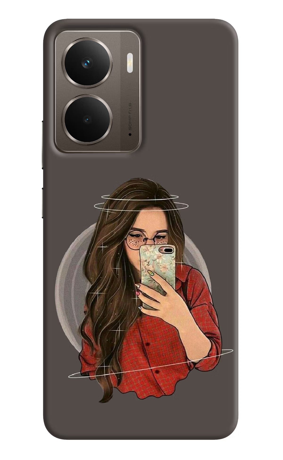 Selfie Queen Realme P3 Back Cover - Selfie Queen Realme P3 Hard Case Back Cover by Casekaro Selfie Queen Realme P3 Hard Case Back Cover by Casekaro