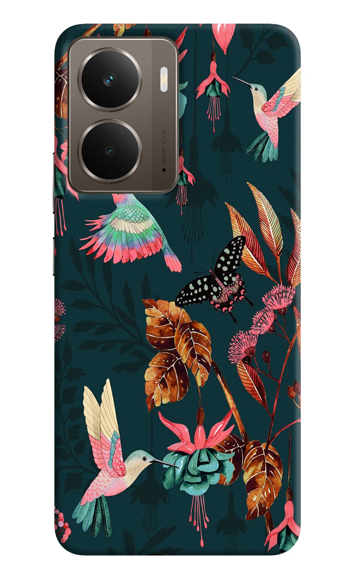 Birds Realme P3 Back Cover - Birds Realme P3 Hard Case Back Cover by Casekaro Birds Realme P3 Hard Case Back Cover by Casekaro