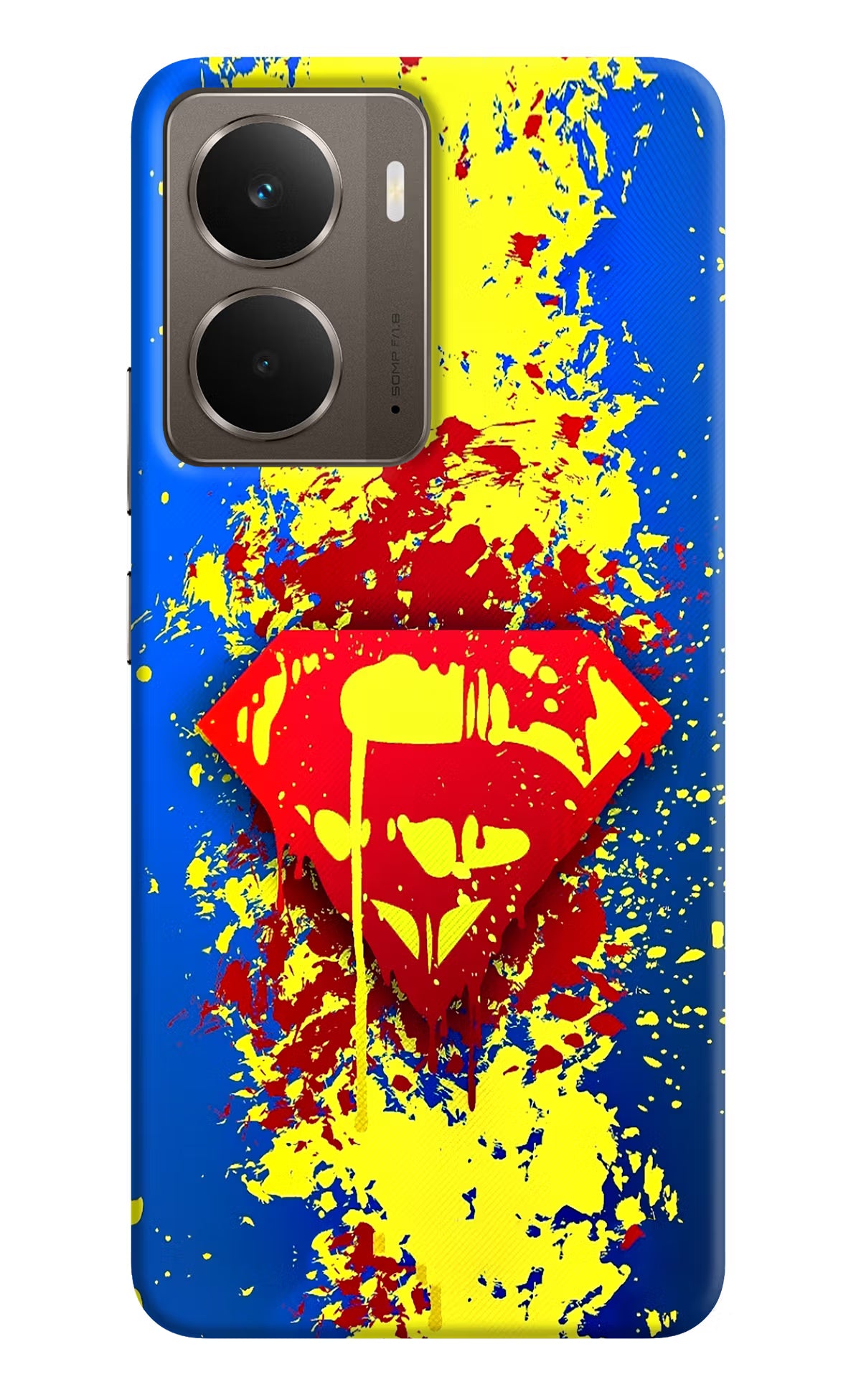 Superman logo Realme P3 Back Cover - Superman logo Realme P3 Hard Case Back Cover by Casekaro Superman logo Realme P3 Hard Case Back Cover by Casekaro