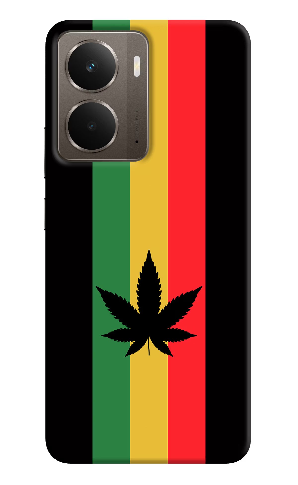 Weed Flag Realme P3 Back Cover - Weed Flag Realme P3 Hard Case Back Cover by Casekaro Weed Flag Realme P3 Hard Case Back Cover by Casekaro