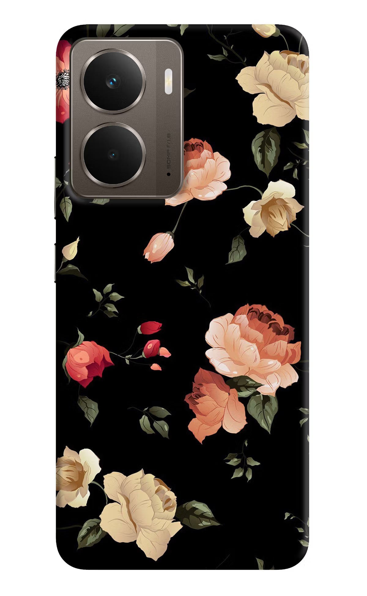 Flowers Realme P3 Back Cover - Flowers Realme P3 Hard Case Back Cover by Casekaro Flowers Realme P3 Hard Case Back Cover by Casekaro
