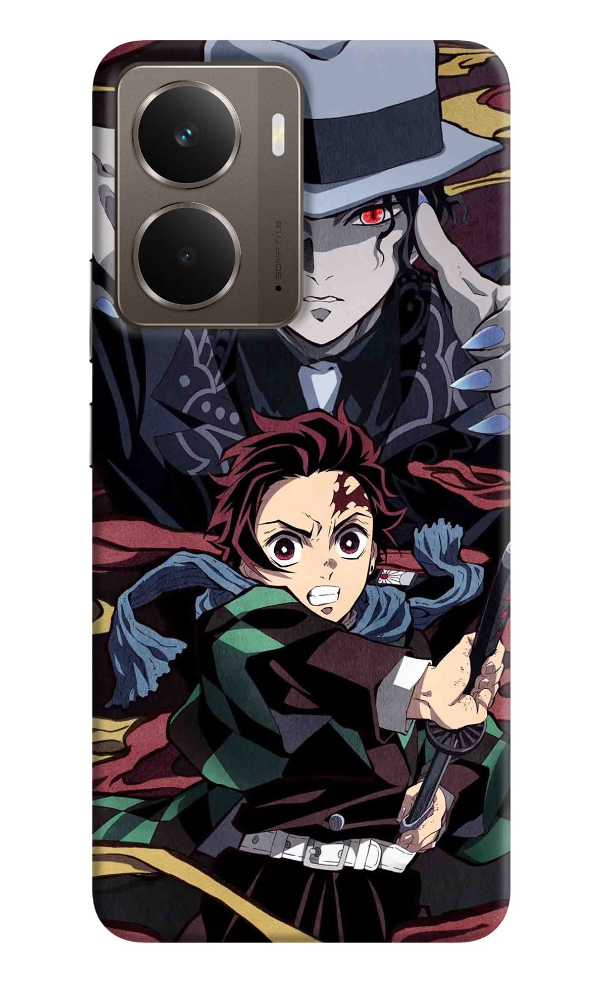 Demon Slayer Realme P3 Back Cover - Demon Slayer Realme P3 Hard Case Back Cover by Casekaro Demon Slayer Realme P3 Hard Case Back Cover by Casekaro