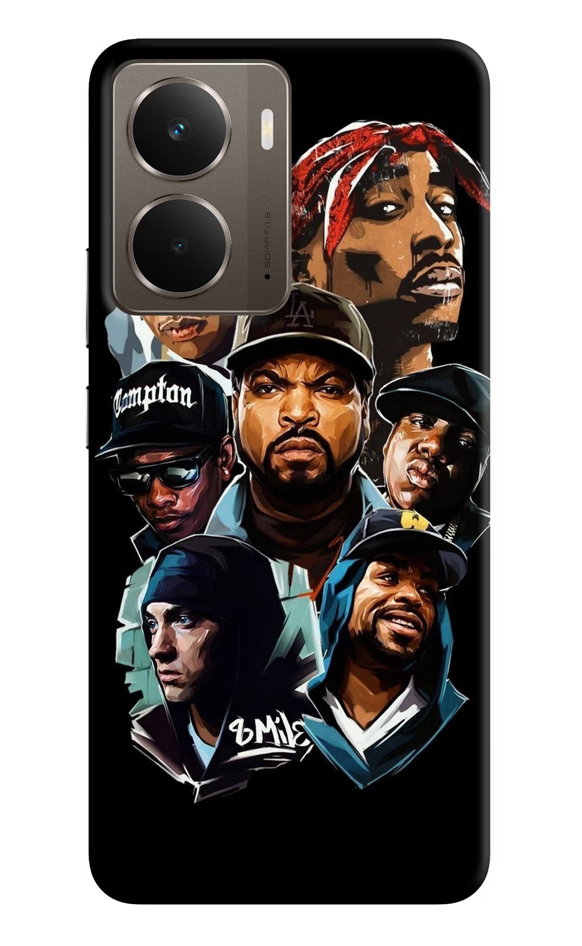 Rappers Realme P3 Back Cover - Rappers Realme P3 Hard Case Back Cover by Casekaro Rappers Realme P3 Hard Case Back Cover by Casekaro