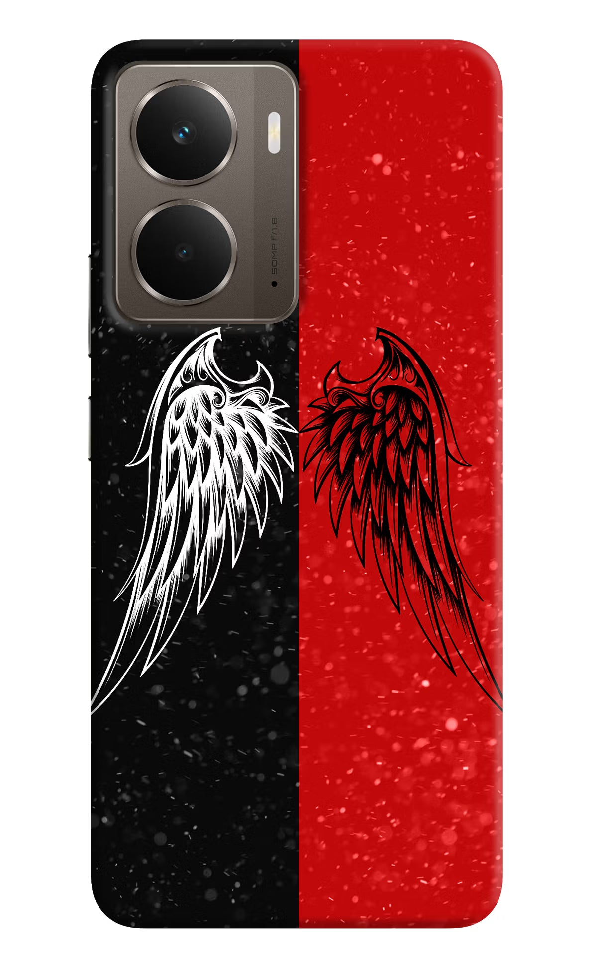 Wings Realme P3 Back Cover - Wings Realme P3 Hard Case Back Cover by Casekaro Wings Realme P3 Hard Case Back Cover by Casekaro