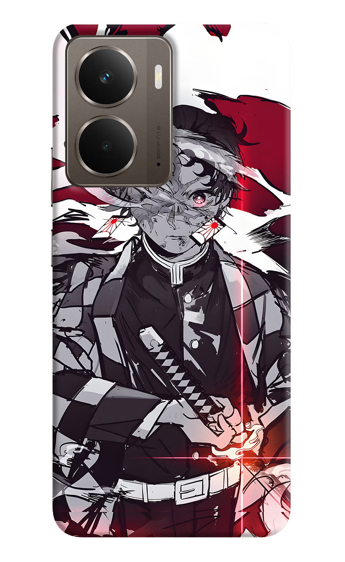 Demon Slayer Realme P3 Back Cover - Demon Slayer Realme P3 Hard Case Back Cover by Casekaro Demon Slayer Realme P3 Hard Case Back Cover by Casekaro