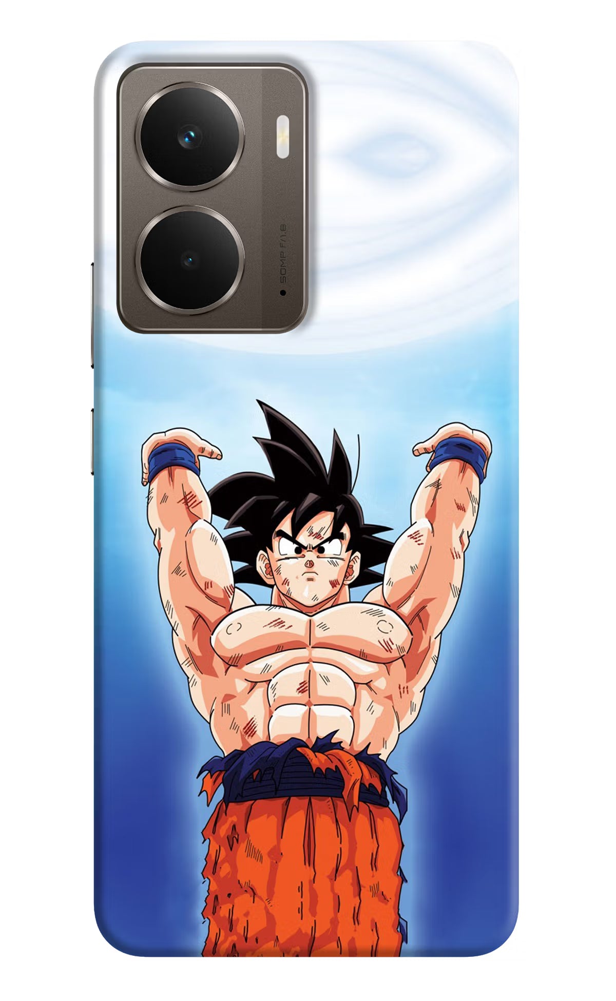 Goku Power Realme P3 Back Cover - Goku Power Realme P3 Hard Case Back Cover by Casekaro Goku Power Realme P3 Hard Case Back Cover by Casekaro