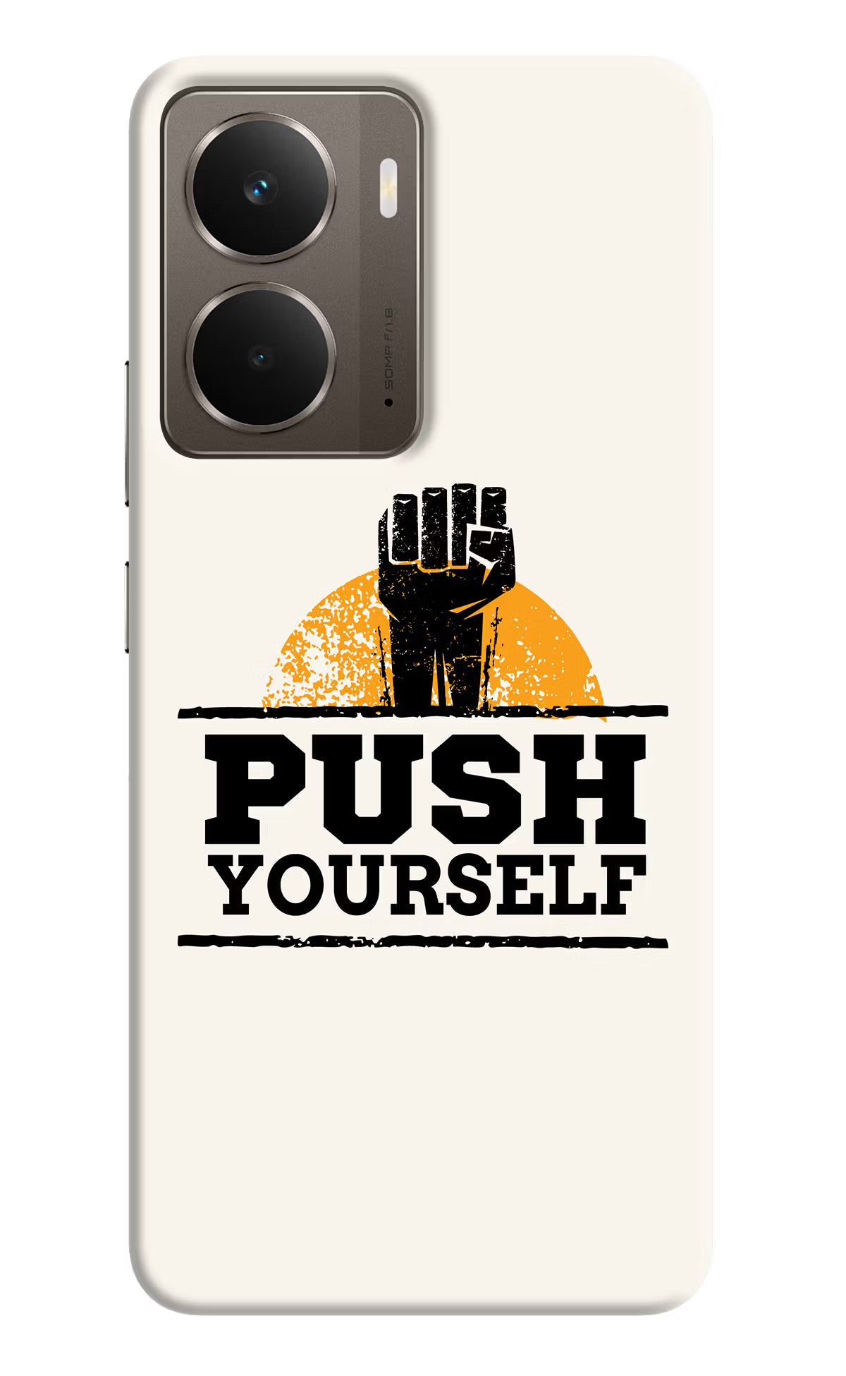 Push Yourself Realme P3 Back Cover - Push Yourself Realme P3 Hard Case Back Cover by Casekaro Push Yourself Realme P3 Hard Case Back Cover by Casekaro