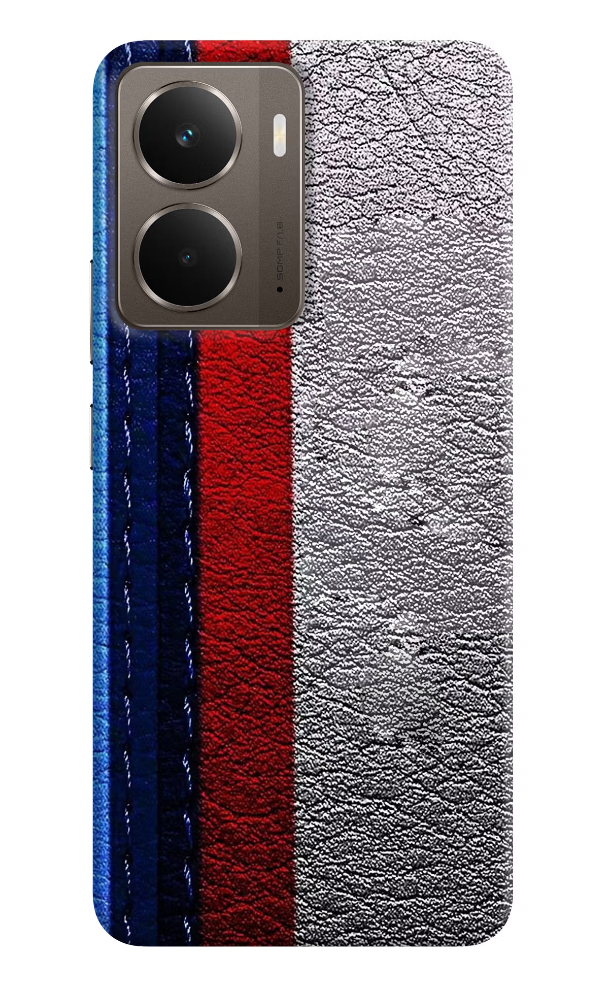 BMW Stripes Realme P3 Back Cover - BMW Stripes Realme P3 Hard Case Back Cover by Casekaro BMW Stripes Realme P3 Hard Case Back Cover by Casekaro