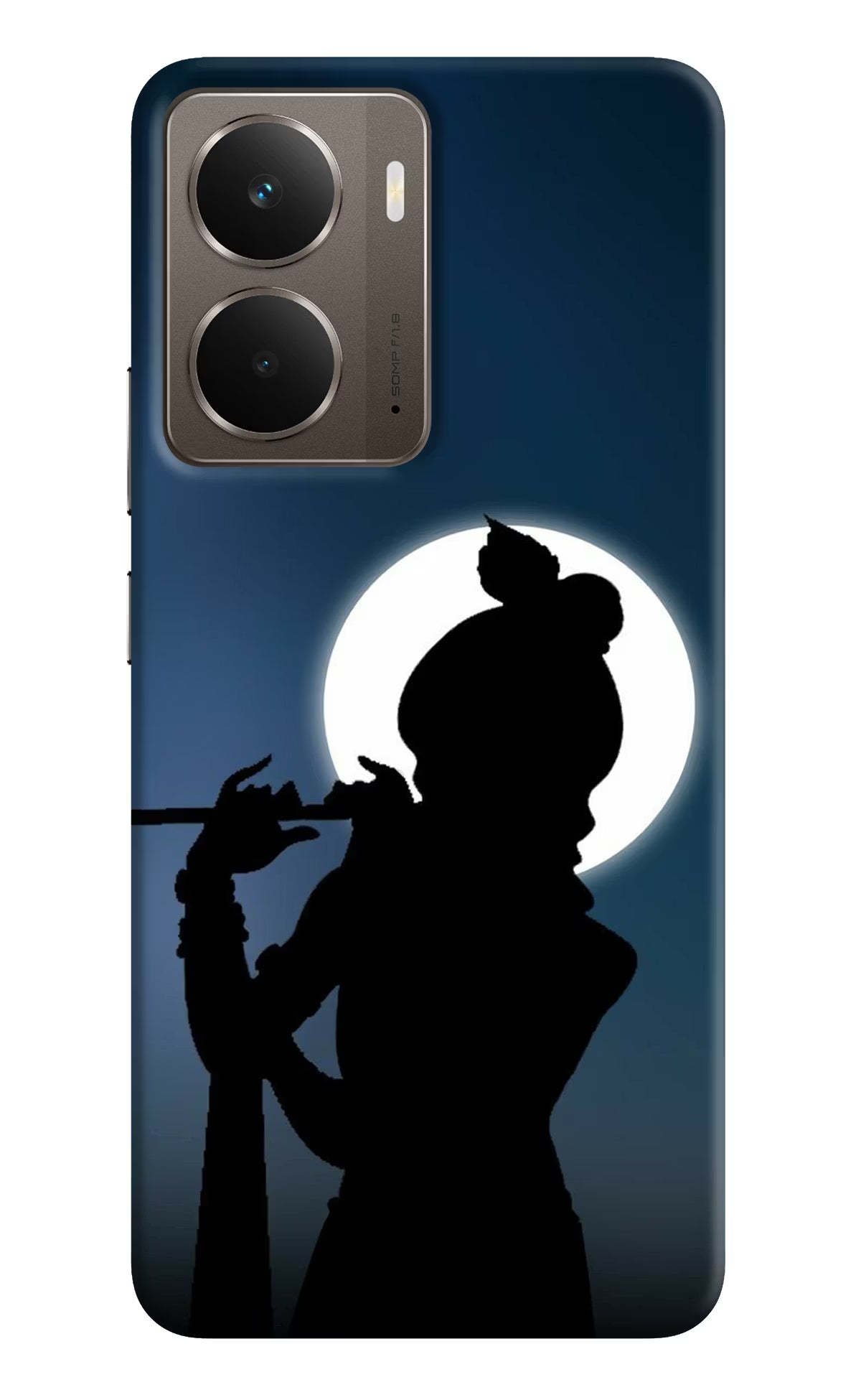 Shri Krishna Silhouette Realme P3 Back Cover - Shri Krishna Silhouette Realme P3 Hard Case Back Cover by Casekaro Shri Krishna Silhouette Realme P3 Hard Case Back Cover by Casekaro
