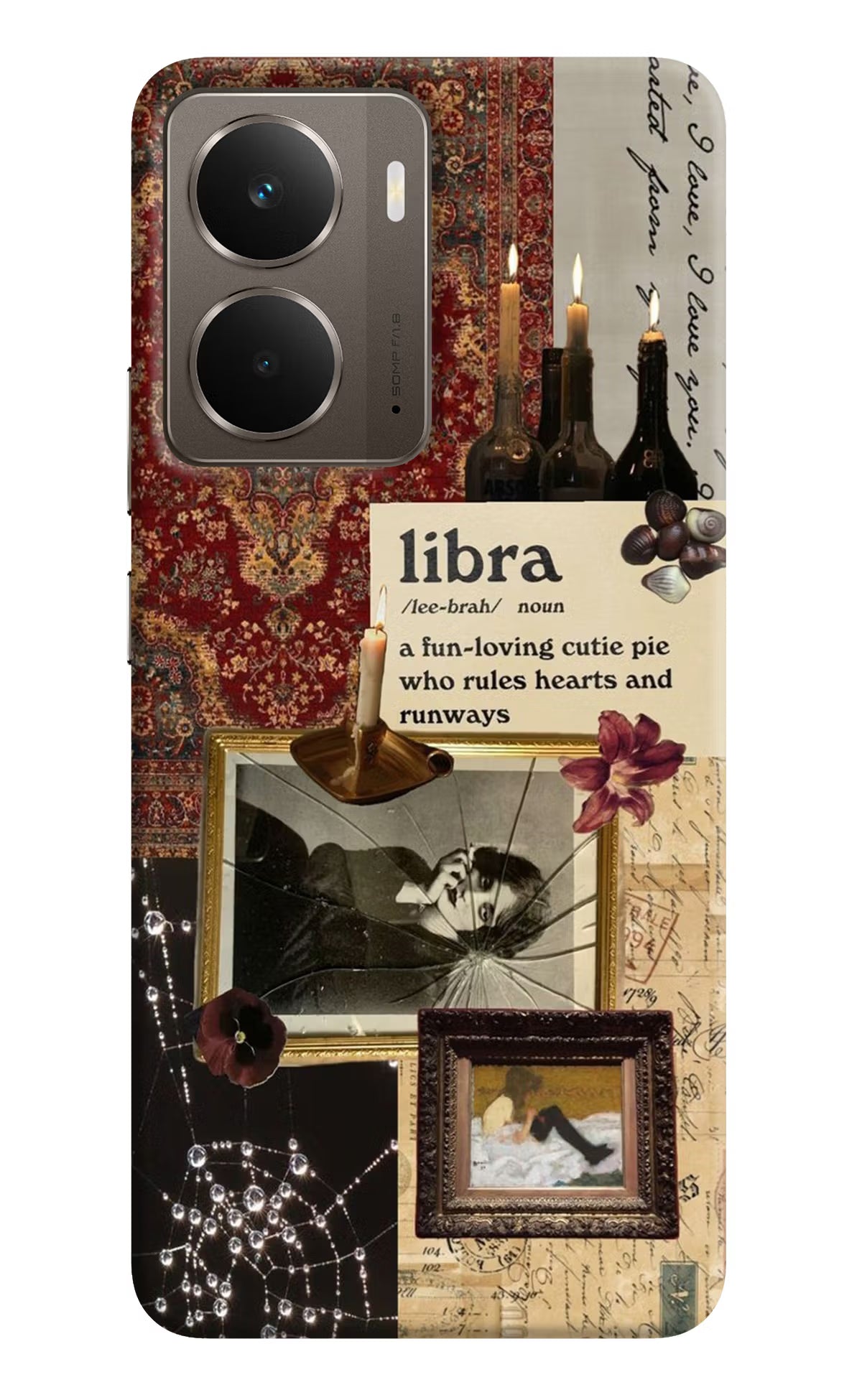 Libra Zodiac Realme P3 Back Cover - Libra Zodiac Realme P3 Hard Case Back Cover by Casekaro Libra Zodiac Realme P3 Hard Case Back Cover by Casekaro