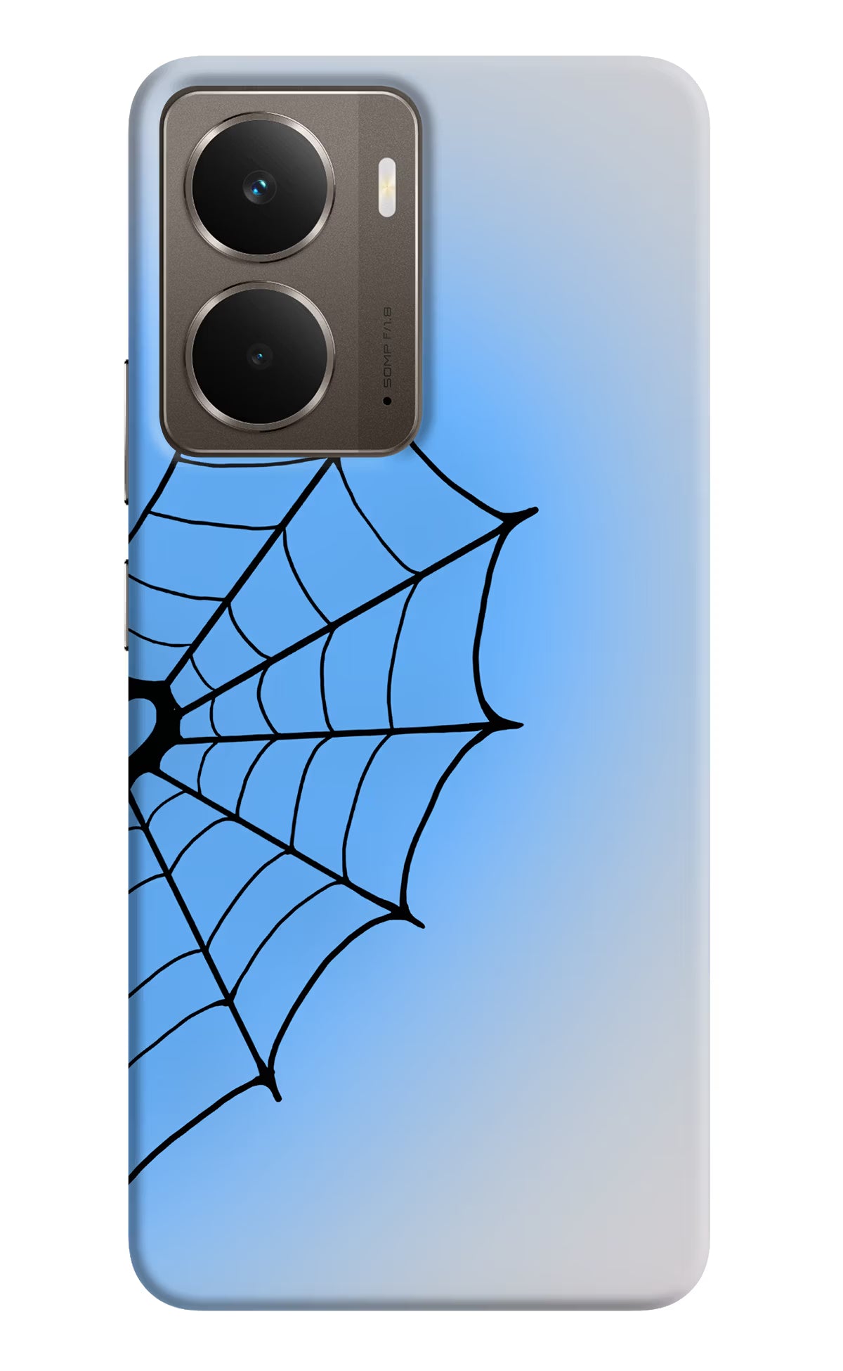 Blue Web Realme P3 Back Cover - Blue Web Realme P3 Back Cover Blue Web Realme P3 Back Cover