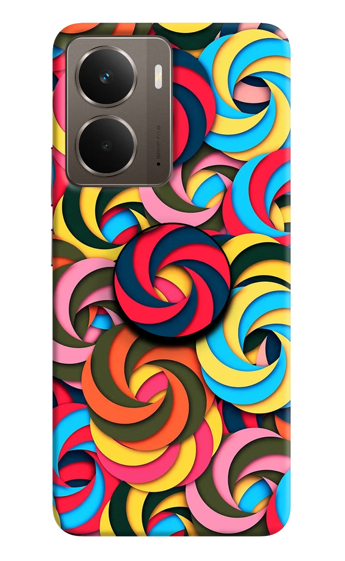 Spiral Pattern Realme P3 Pop Case - Spiral Pattern Realme P3 Pop Case by Casekaro Spiral Pattern Realme P3 Pop Case by Casekaro