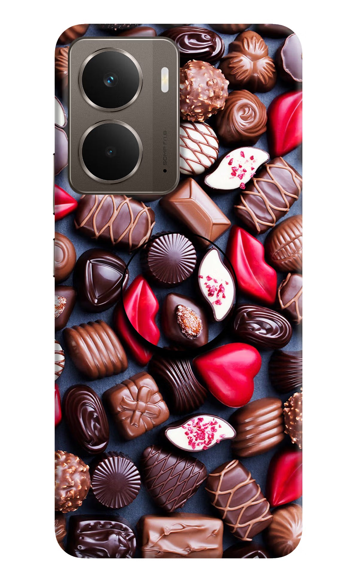 Chocolates Realme P3 Pop Case - Chocolates Realme P3 Pop Case by Casekaro Chocolates Realme P3 Pop Case by Casekaro