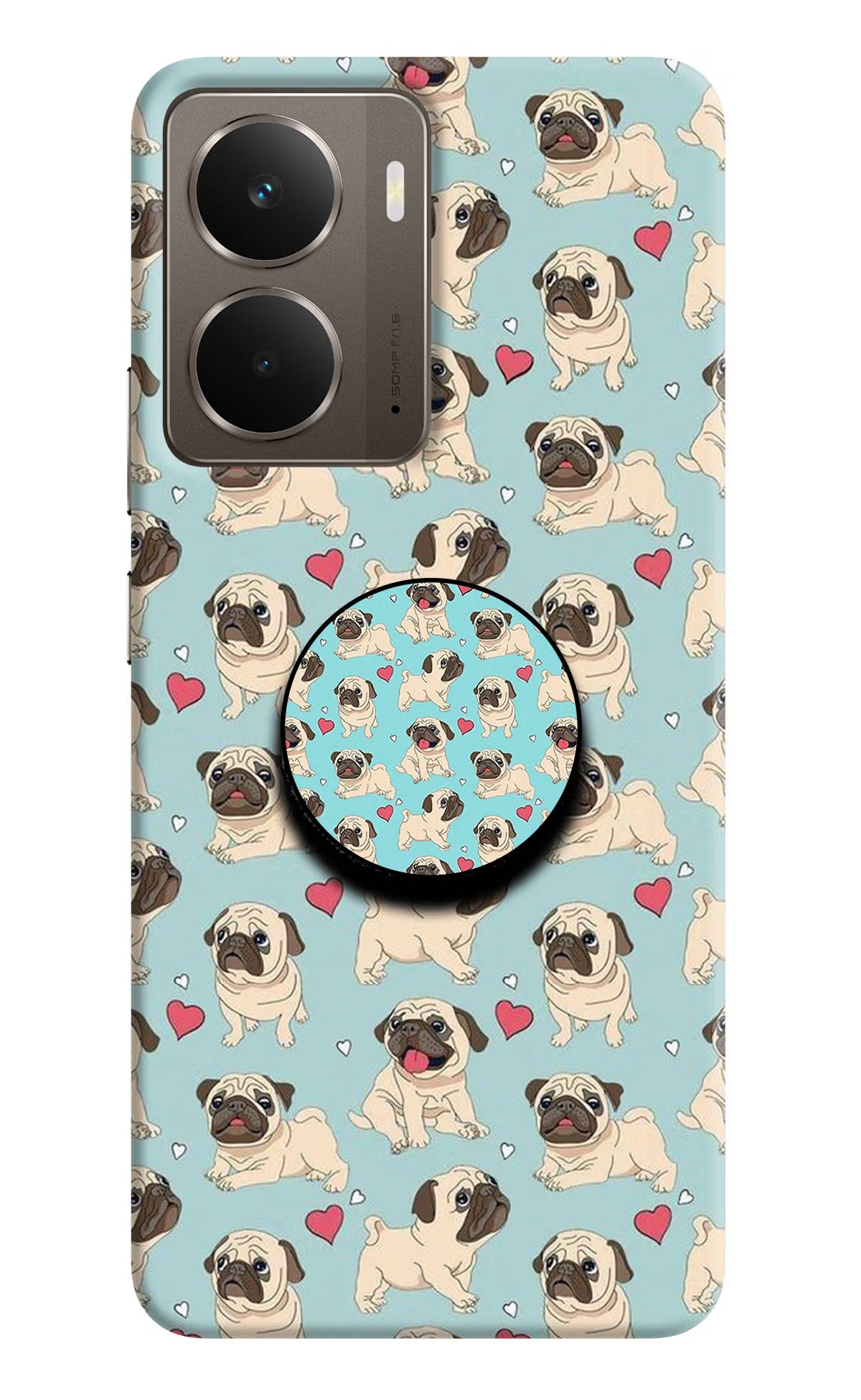 Pug Dog Realme P3 Pop Case - Pug Dog Realme P3 Pop Case by Casekaro Pug Dog Realme P3 Pop Case by Casekaro