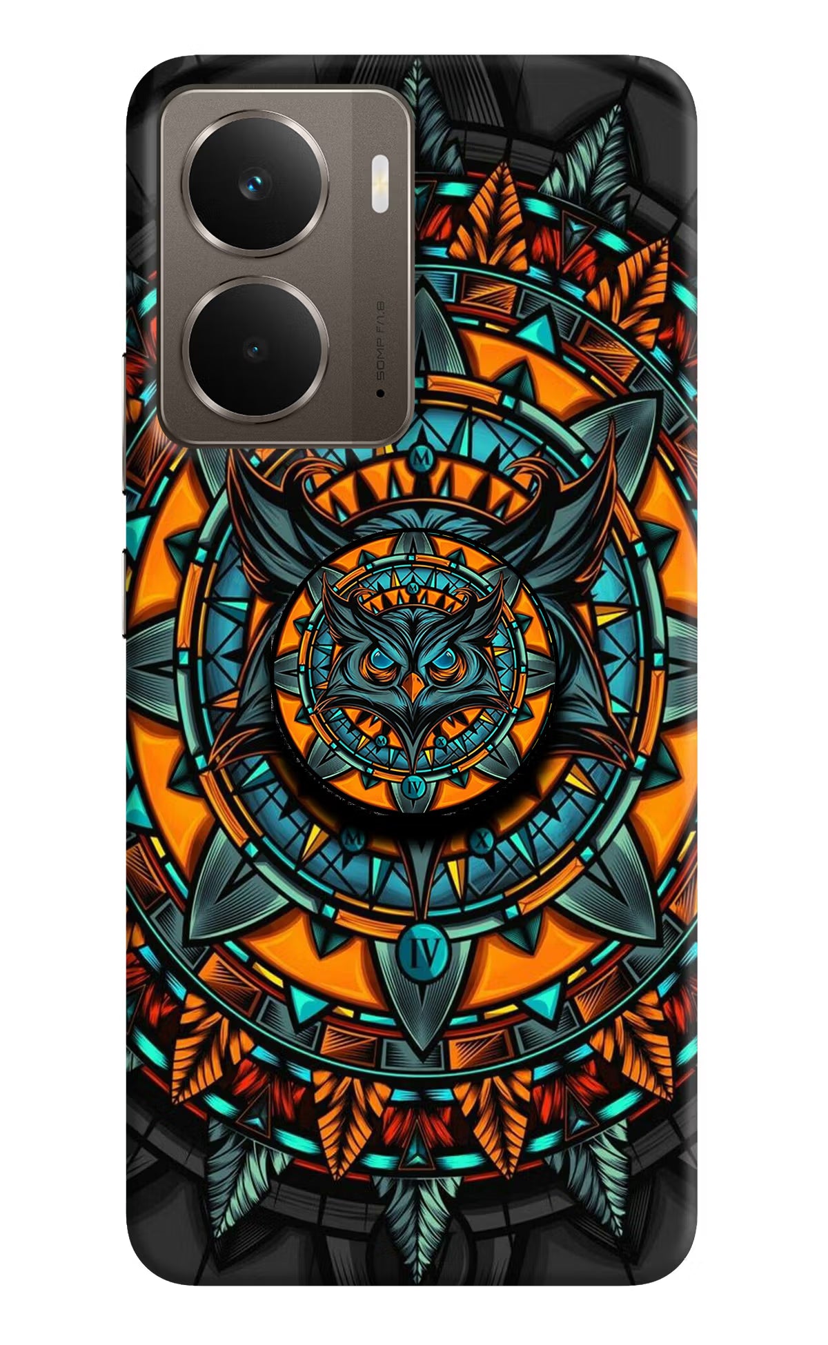 Angry Owl Realme P3 Pop Case - Angry Owl Realme P3 Pop Case by Casekaro Angry Owl Realme P3 Pop Case by Casekaro