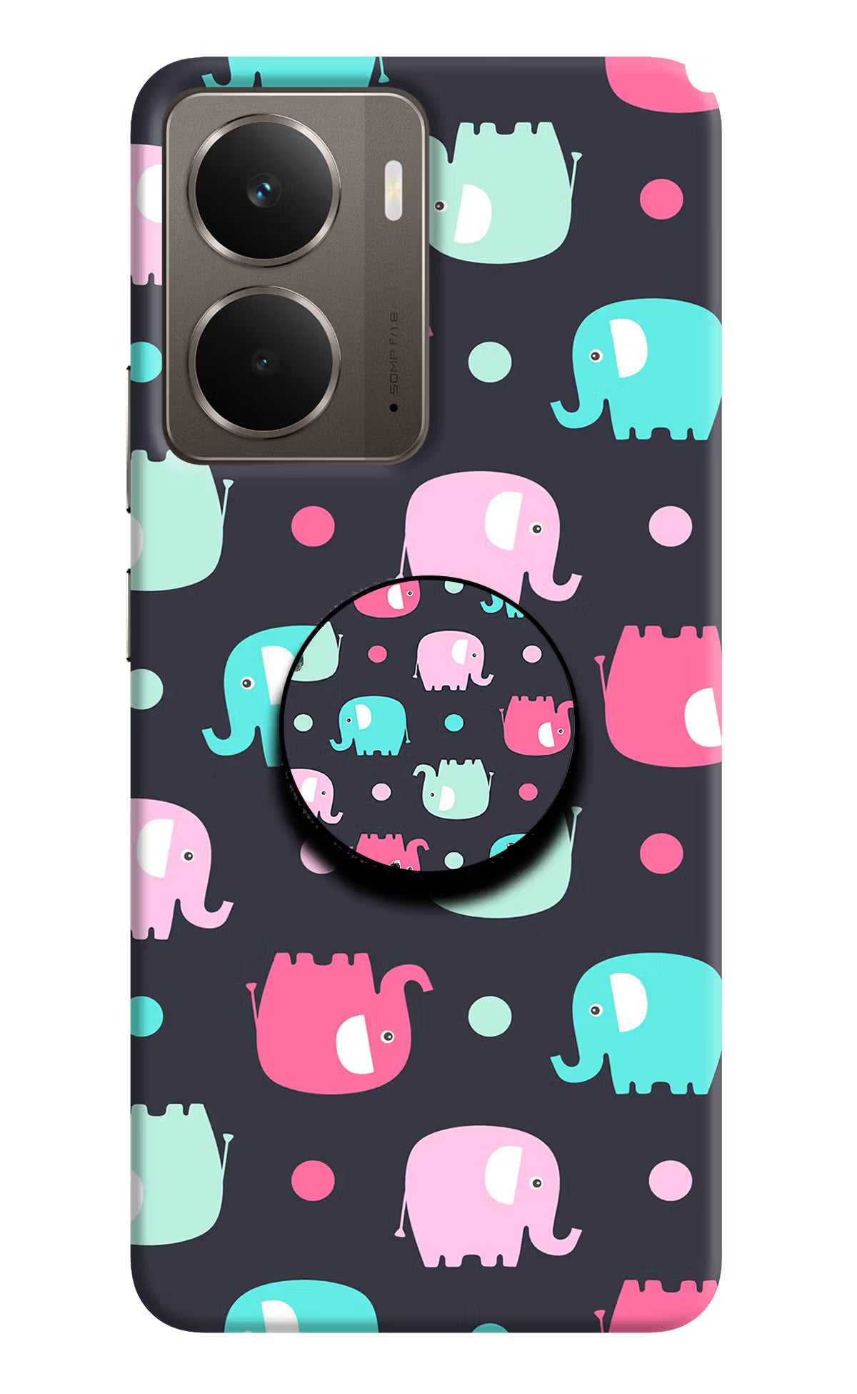 Baby Elephants Realme P3 Pop Case - Baby Elephants Realme P3 Pop Case by Casekaro Baby Elephants Realme P3 Pop Case by Casekaro