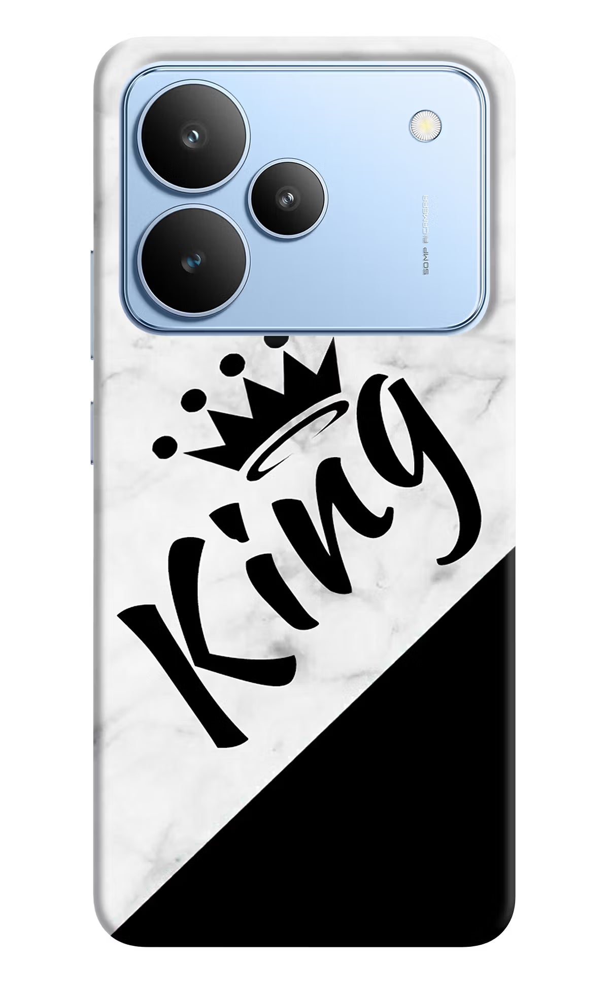 King Realme P4 Back Cover - King Realme P4 Hard Case Back Cover by Casekaro King Realme P4 Hard Case Back Cover by Casekaro