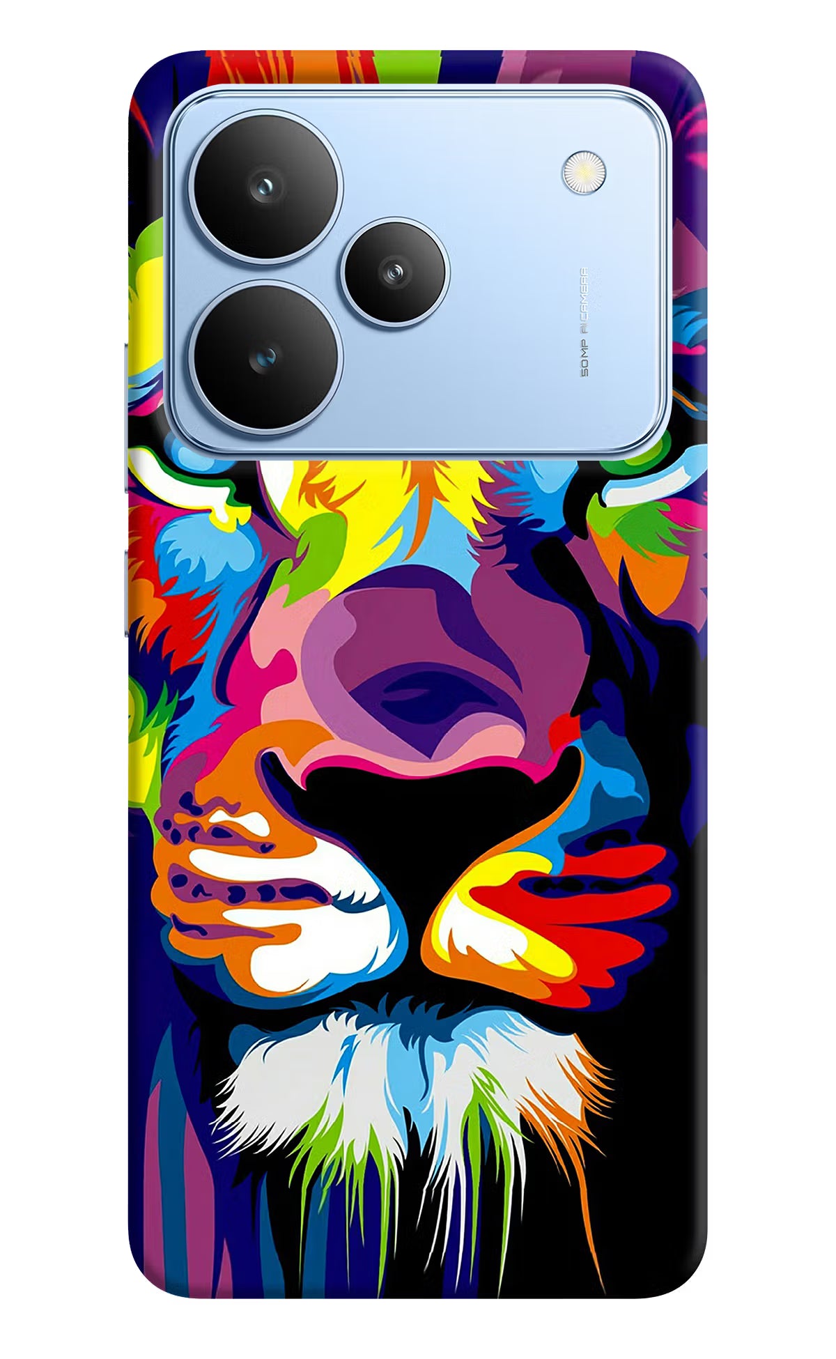 Lion Realme P4 Back Cover - Lion Realme P4 Hard Case Back Cover by Casekaro Lion Realme P4 Hard Case Back Cover by Casekaro