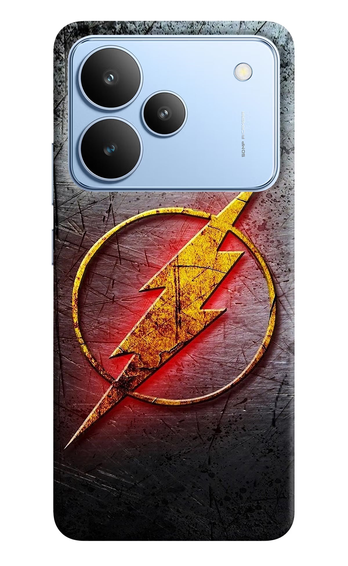 Flash Realme P4 Back Cover - Flash Realme P4 Hard Case Back Cover by Casekaro Flash Realme P4 Hard Case Back Cover by Casekaro