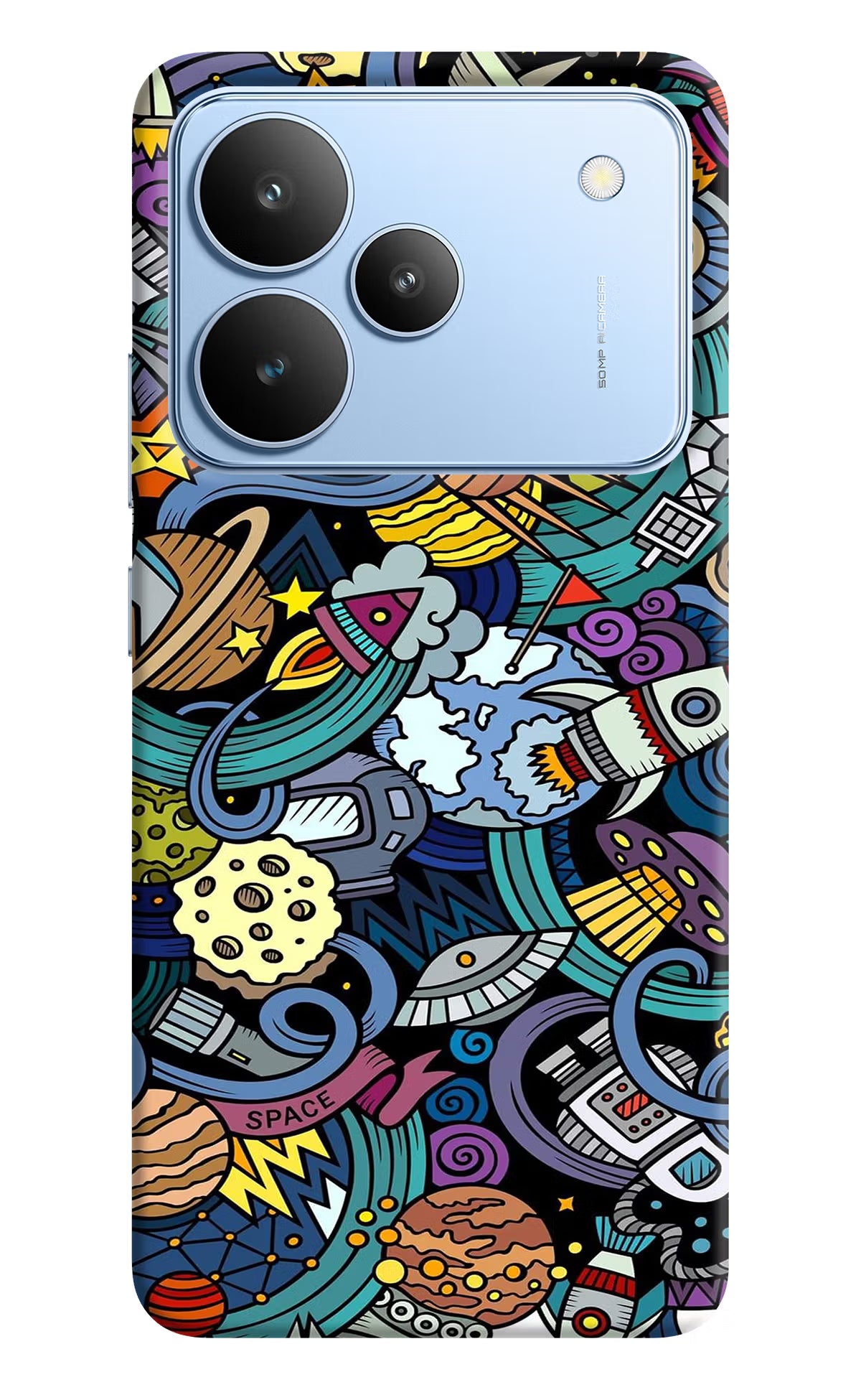 Space Abstract Realme P4 Back Cover - Space Abstract Realme P4 Hard Case Back Cover by Casekaro Space Abstract Realme P4 Hard Case Back Cover by Casekaro