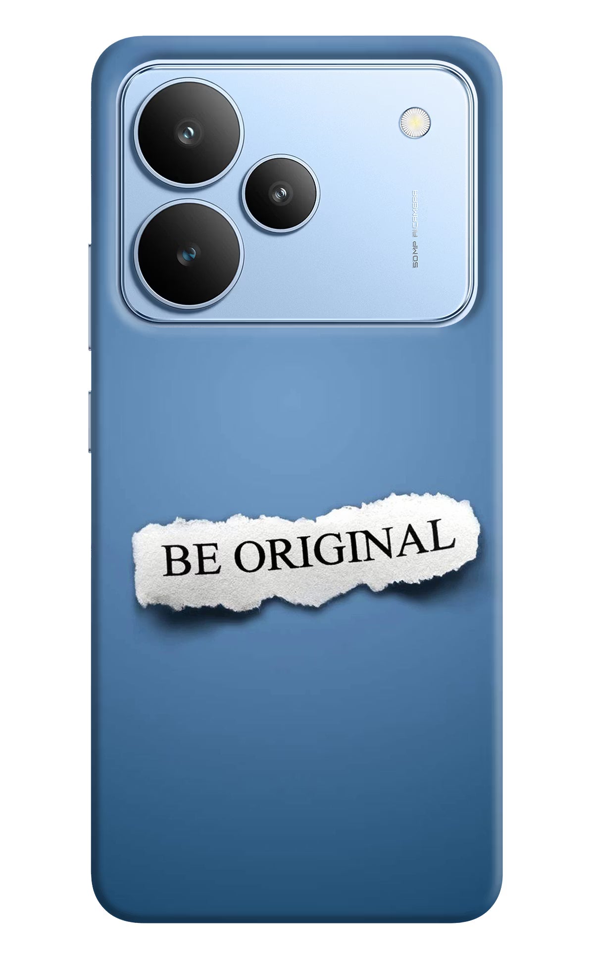 Be Original Realme P4 Back Cover - Be Original Realme P4 Hard Case Back Cover by Casekaro Be Original Realme P4 Hard Case Back Cover by Casekaro