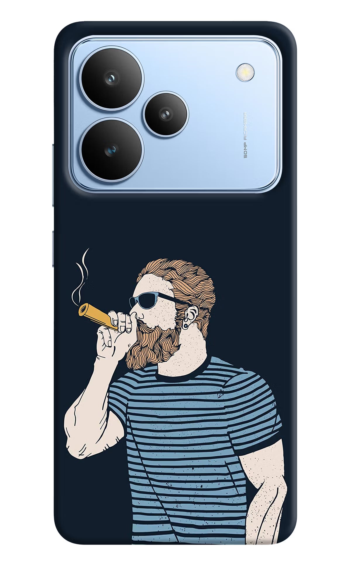 Smoking Realme P4 Back Cover - Smoking Realme P4 Hard Case Back Cover by Casekaro Smoking Realme P4 Hard Case Back Cover by Casekaro