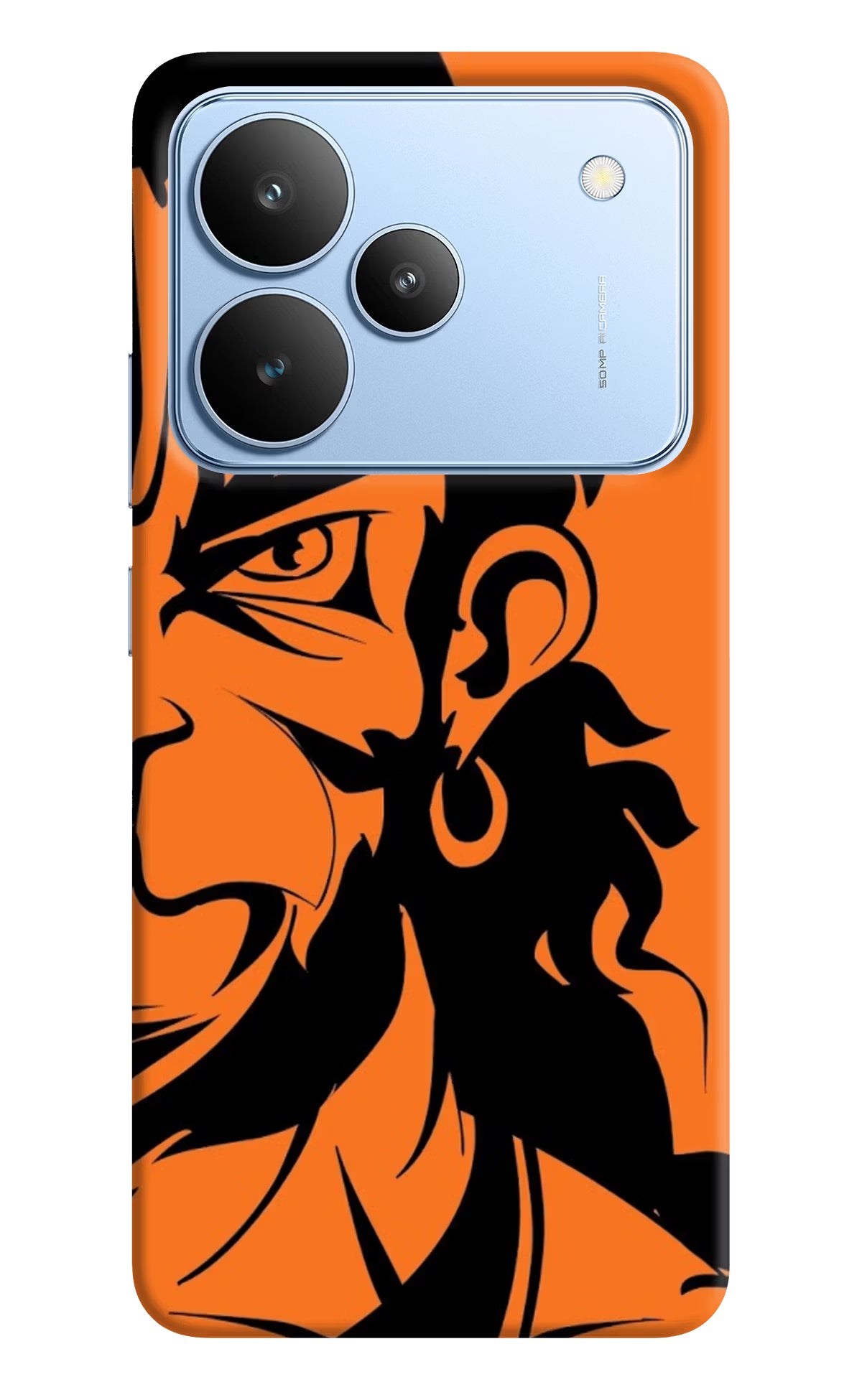 Hanuman Realme P4 Back Cover - Hanuman Realme P4 Hard Case Back Cover by Casekaro Hanuman Realme P4 Hard Case Back Cover by Casekaro