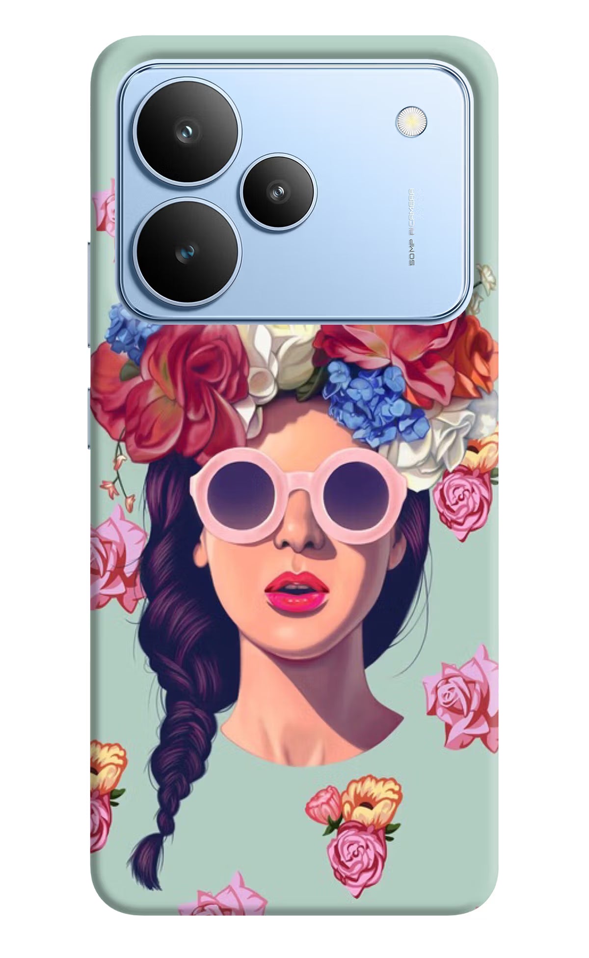 Pretty Girl Realme P4 Back Cover - Pretty Girl Realme P4 Hard Case Back Cover by Casekaro Pretty Girl Realme P4 Hard Case Back Cover by Casekaro