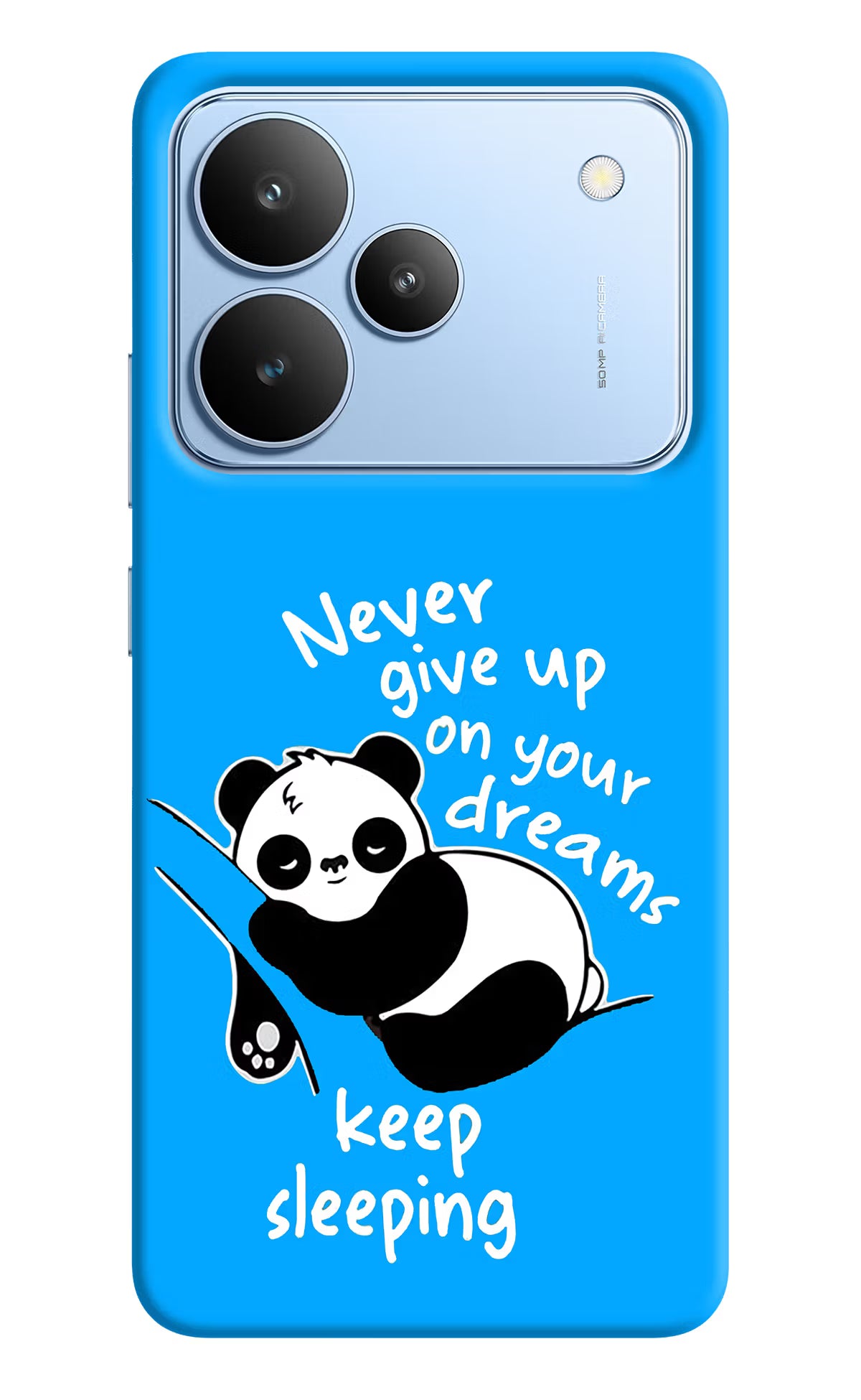 Keep Sleeping Realme P4 Back Cover - Keep Sleeping Realme P4 Hard Case Back Cover by Casekaro Keep Sleeping Realme P4 Hard Case Back Cover by Casekaro