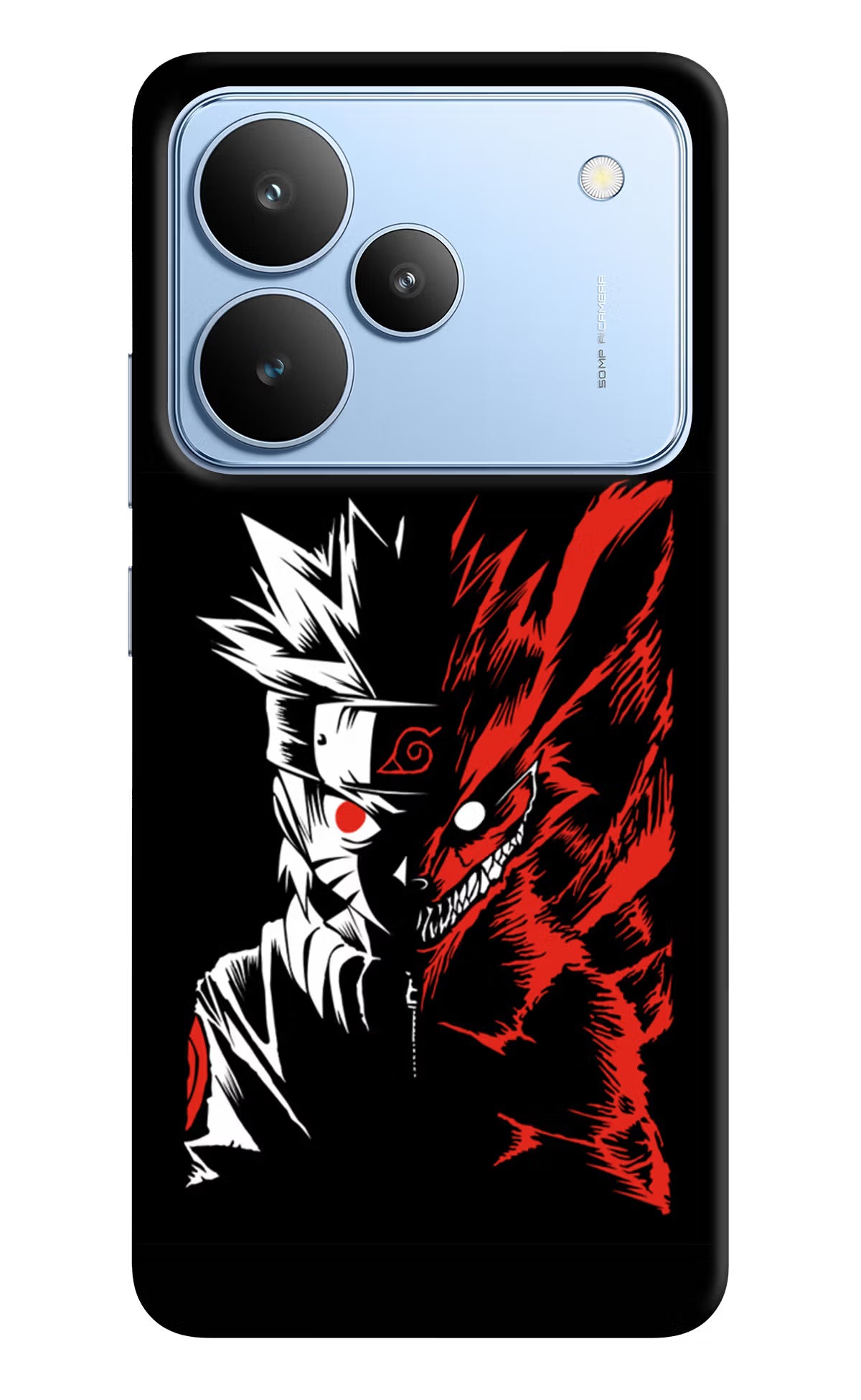 Naruto Two Face Realme P4 Back Cover - Naruto Two Face Realme P4 Hard Case Back Cover by Casekaro Naruto Two Face Realme P4 Hard Case Back Cover by Casekaro