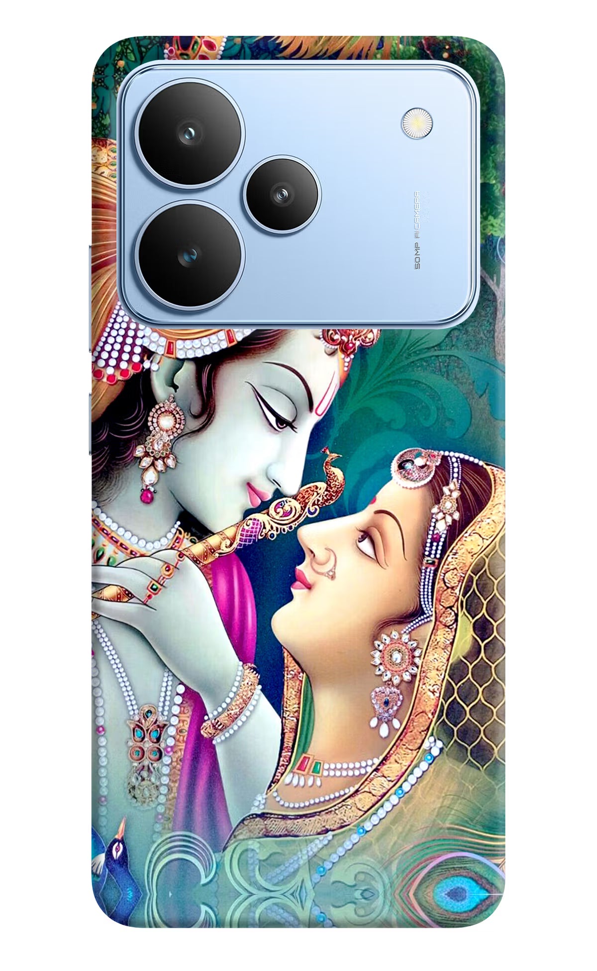 Lord Radha Krishna Realme P4 Back Cover - Lord Radha Krishna Realme P4 Hard Case Back Cover by Casekaro Lord Radha Krishna Realme P4 Hard Case Back Cover by Casekaro