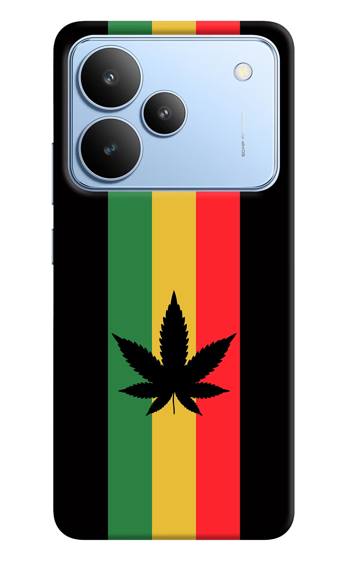 Weed Flag Realme P4 Back Cover - Weed Flag Realme P4 Hard Case Back Cover by Casekaro Weed Flag Realme P4 Hard Case Back Cover by Casekaro