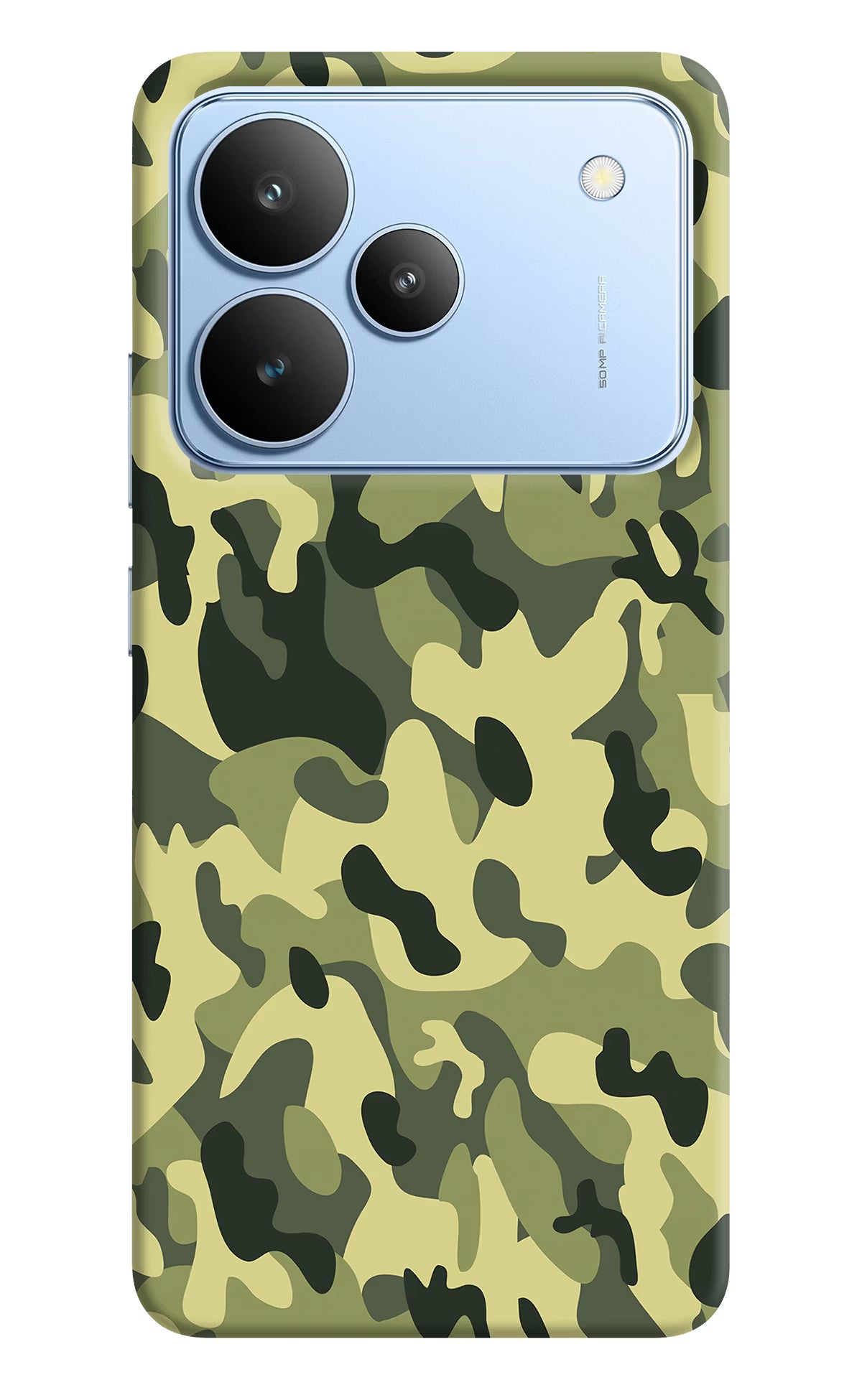 Camouflage Realme P4 Back Cover - Camouflage Realme P4 Hard Case Back Cover by Casekaro Camouflage Realme P4 Hard Case Back Cover by Casekaro