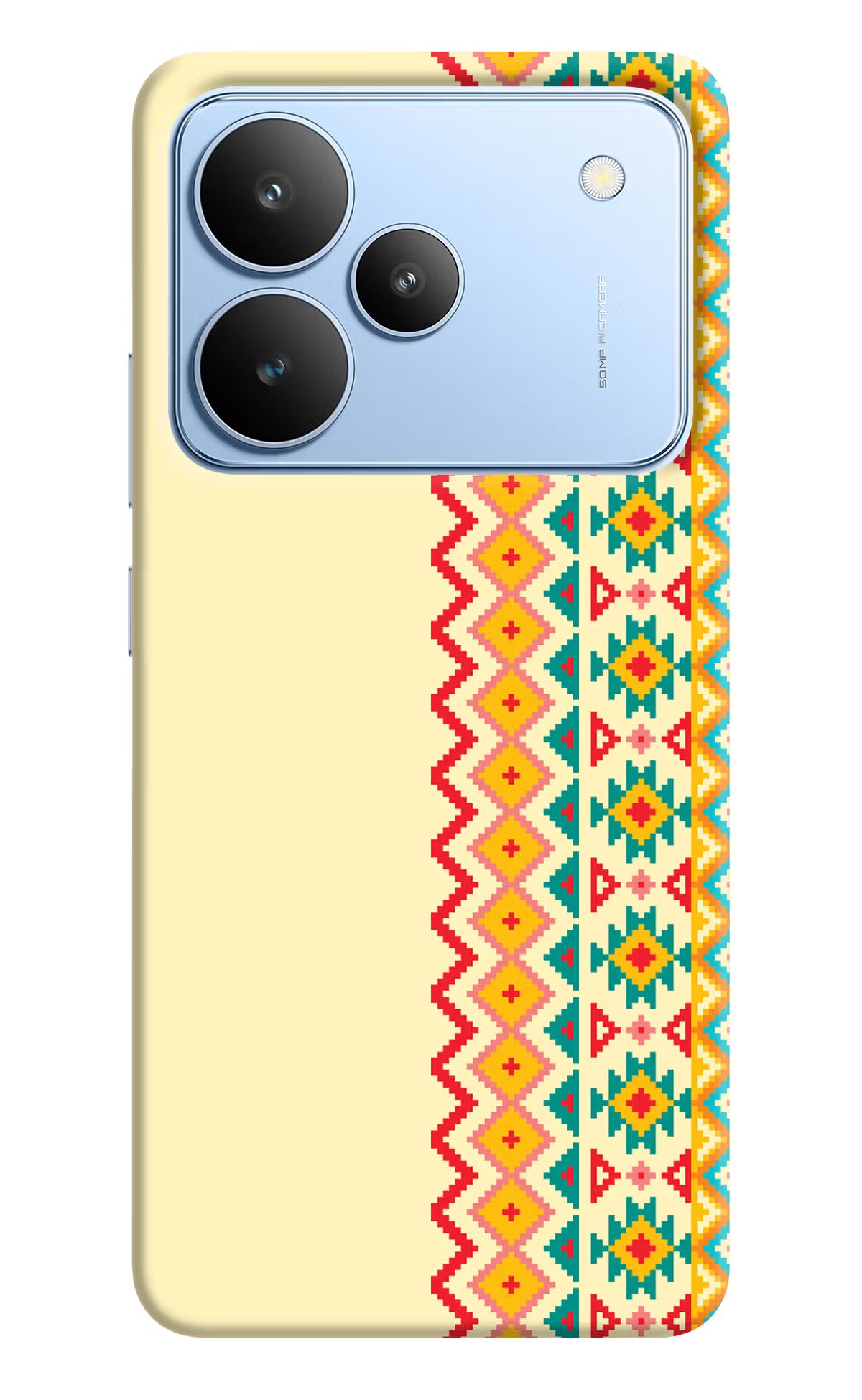 Ethnic Seamless Realme P4 Back Cover - Ethnic Seamless Realme P4 Hard Case Back Cover by Casekaro Ethnic Seamless Realme P4 Hard Case Back Cover by Casekaro