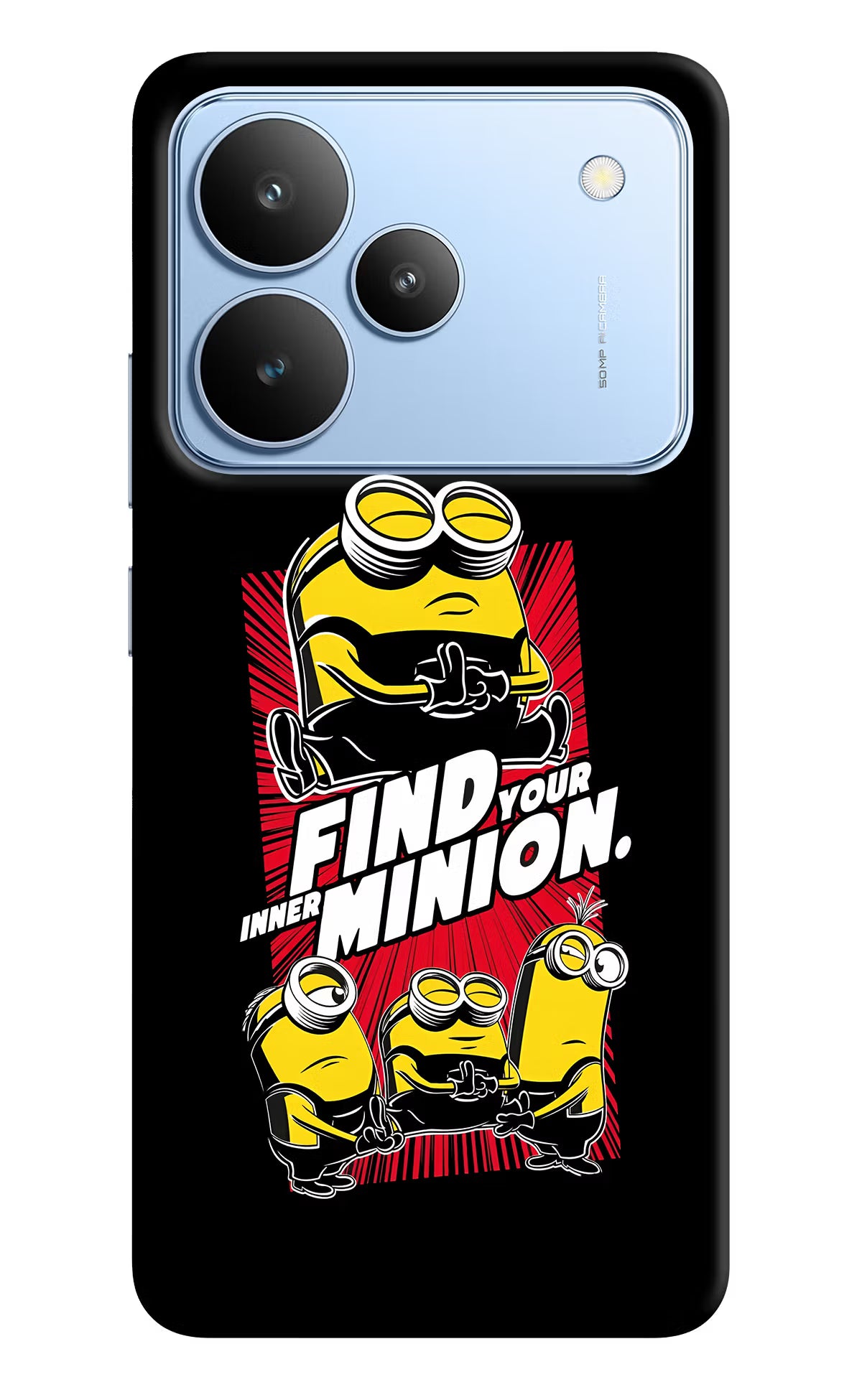 Find your inner Minion Realme P4 Back Cover - Find your inner Minion Realme P4 Hard Case Back Cover by Casekaro Find your inner Minion Realme P4 Hard Case Back Cover by Casekaro