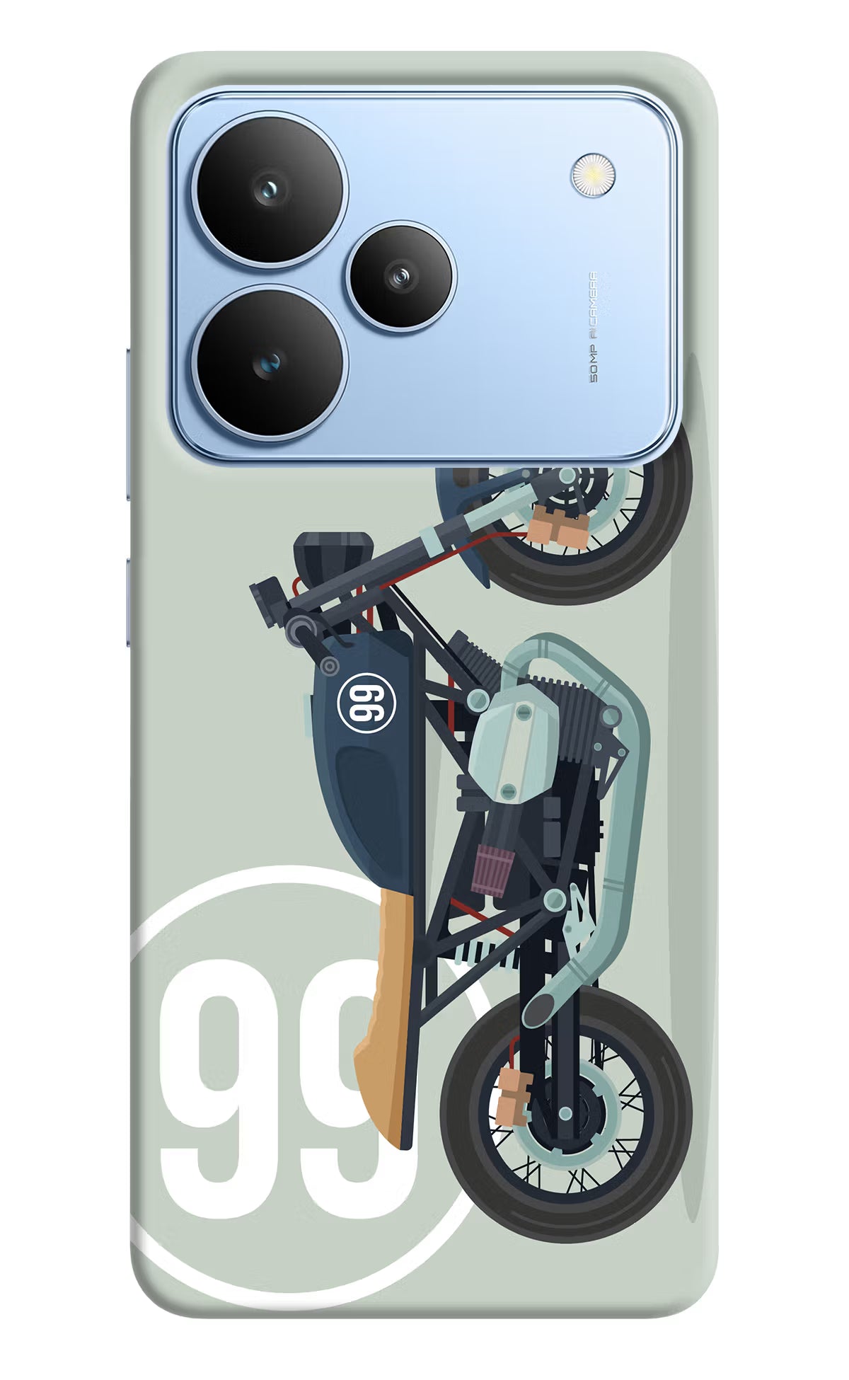 Classic Cafe Racer 99 Realme P4 Back Cover - Classic Cafe Racer 99 Realme P4 Hard Case Back Cover by Casekaro Classic Cafe Racer 99 Realme P4 Hard Case Back Cover by Casekaro