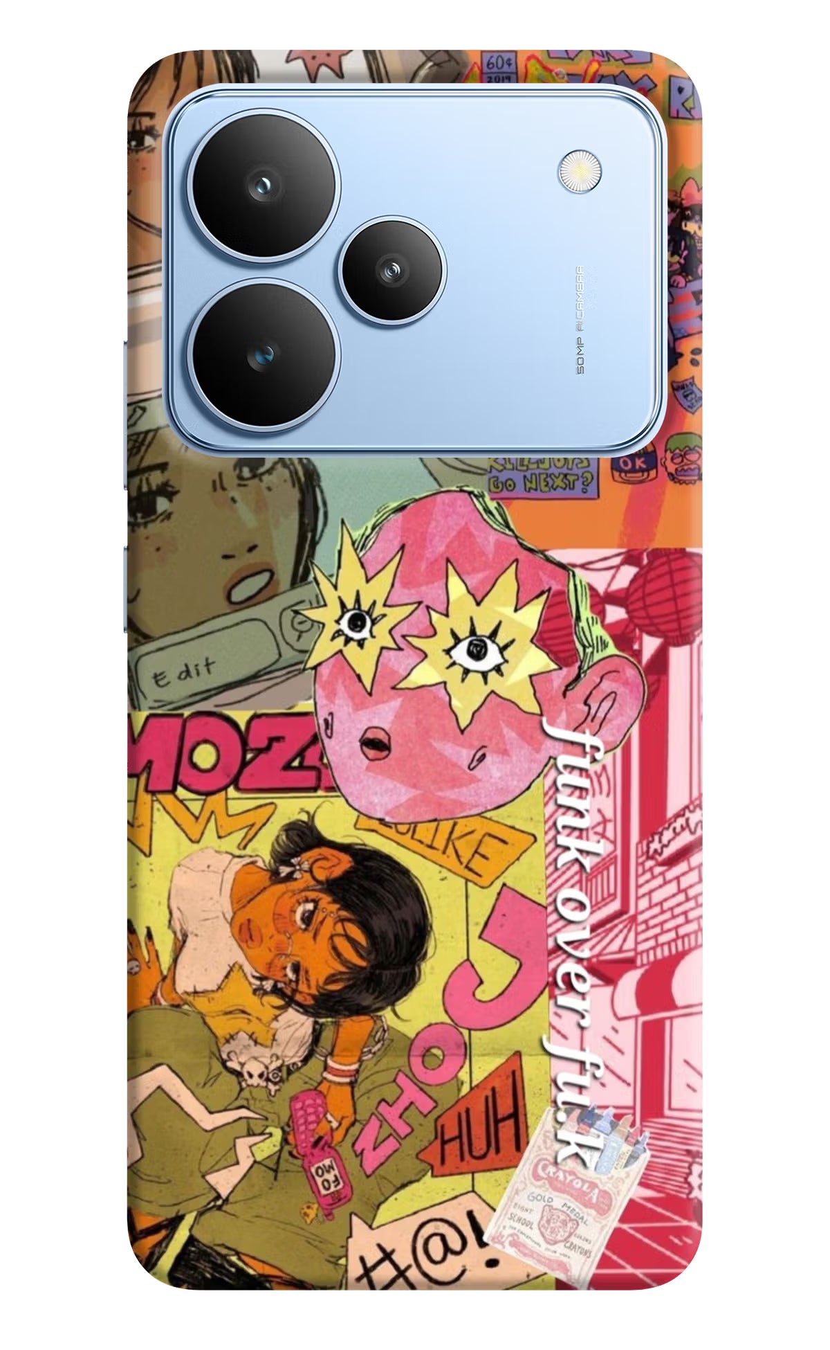 Funkover Realme P4 Back Cover - Funkover Realme P4 Back Cover Funkover Realme P4 Back Cover