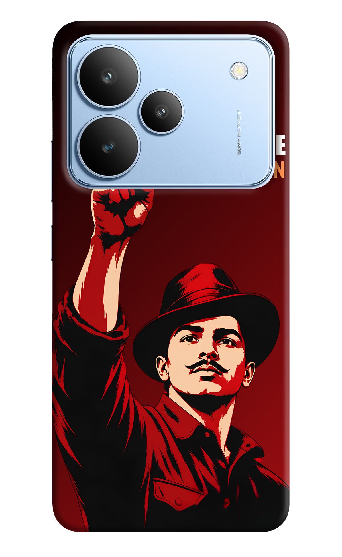 Bhagat Singh Revolution Realme P4 Back Cover - Bhagat Singh Revolution Realme P4 Back Cover Bhagat Singh Revolution Realme P4 Back Cover
