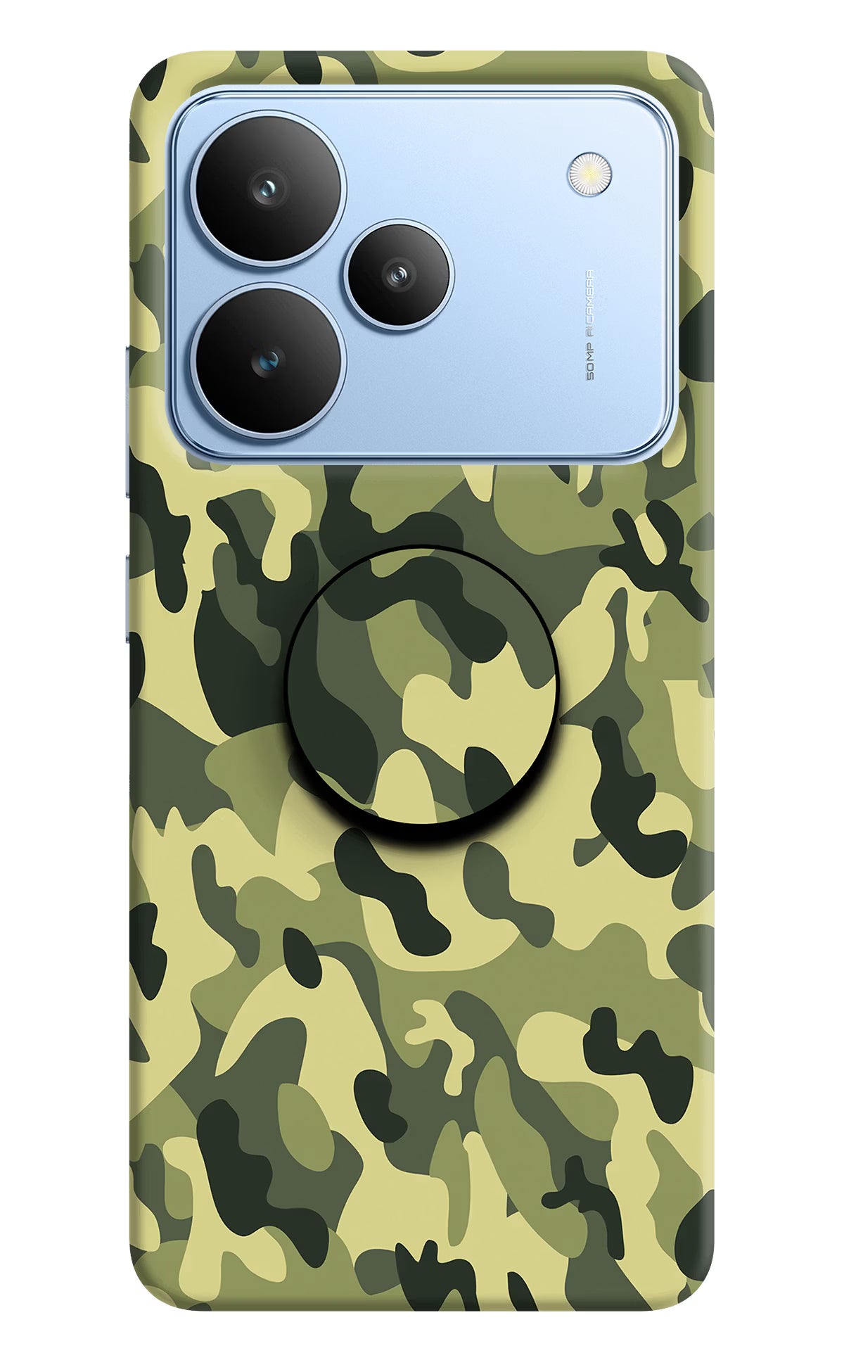 Camouflage Realme P4 Pop Case - Camouflage Realme P4 Pop Case by Casekaro Camouflage Realme P4 Pop Case by Casekaro