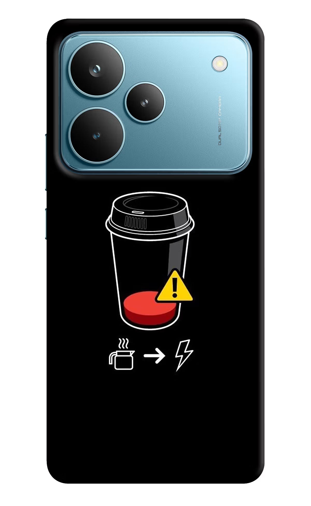 Coffee Realme P4 Pro Back Cover - Coffee Realme P4 Pro Hard Case Back Cover by Casekaro Coffee Realme P4 Pro Hard Case Back Cover by Casekaro