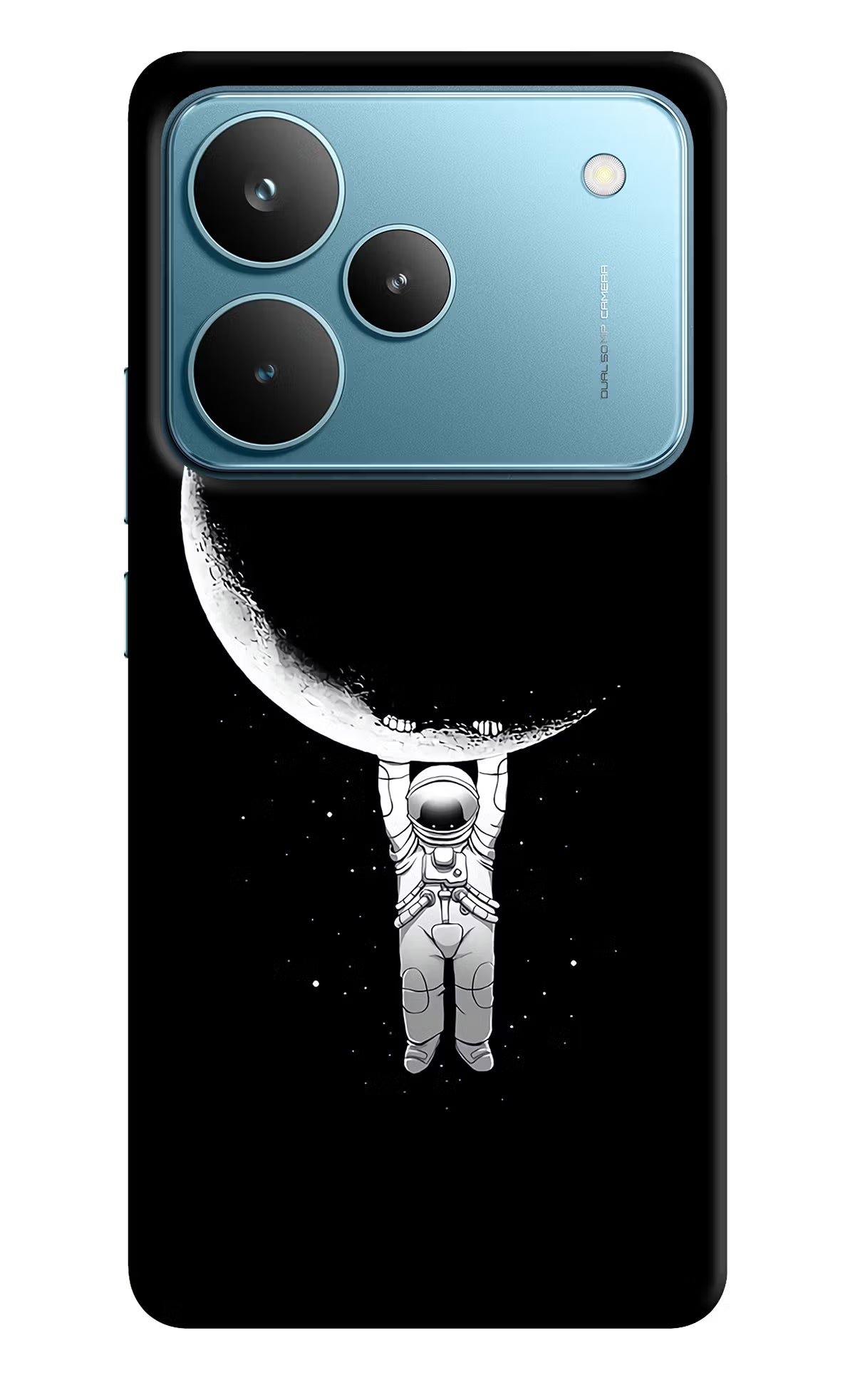 Moon Space Realme P4 Pro Back Cover - Moon Space Realme P4 Pro Hard Case Back Cover by Casekaro Moon Space Realme P4 Pro Hard Case Back Cover by Casekaro