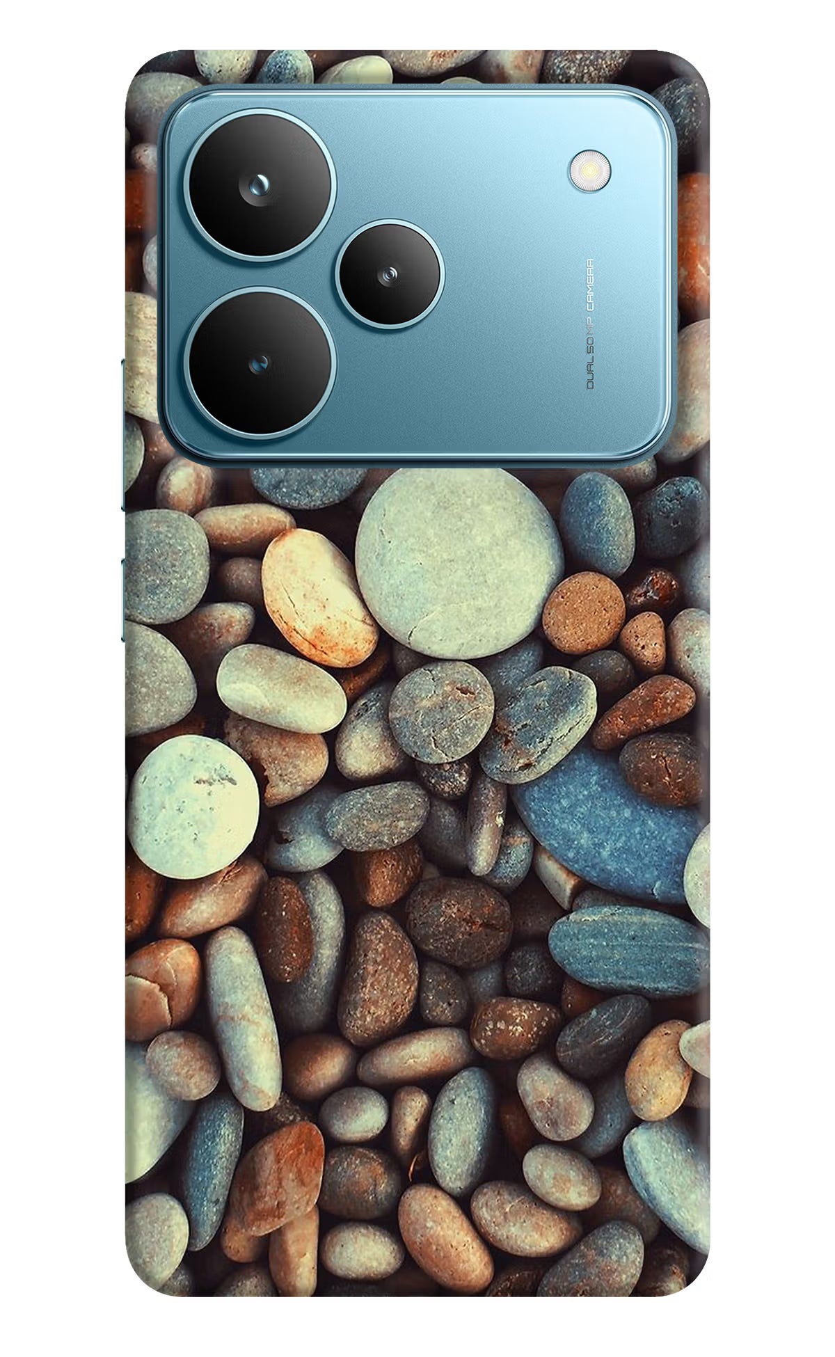 Pebble Realme P4 Pro Back Cover - Pebble Realme P4 Pro Hard Case Back Cover by Casekaro Pebble Realme P4 Pro Hard Case Back Cover by Casekaro