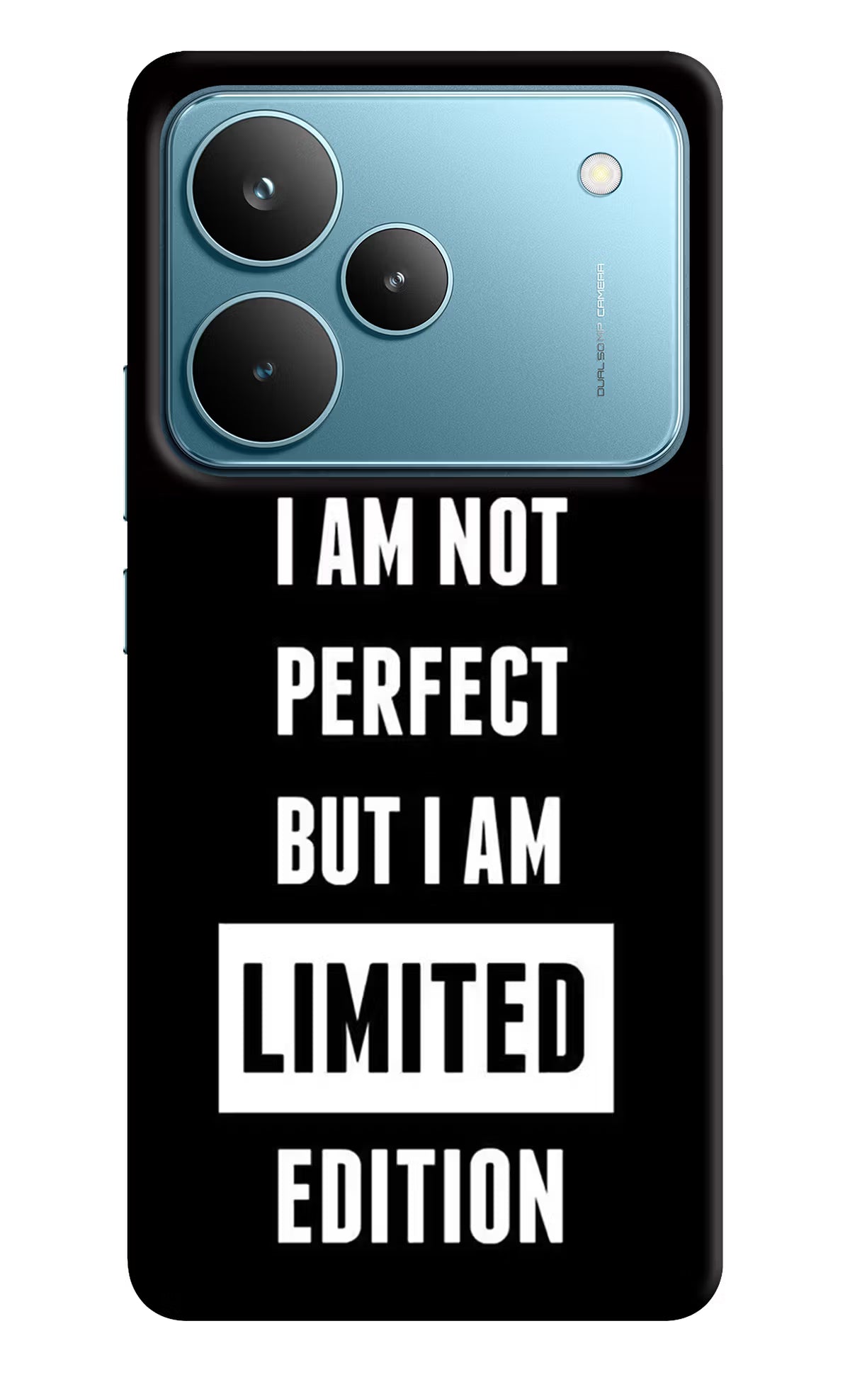 I Am Not Perfect But I Am Limited Edition Realme P4 Pro Back Cover - I Am Not Perfect But I Am Limited Edition Realme P4 Pro Hard Case Back Cover by Casekaro I Am Not Perfect But I Am Limited Edition Realme P4 Pro Hard Case Back Cover by Casekaro