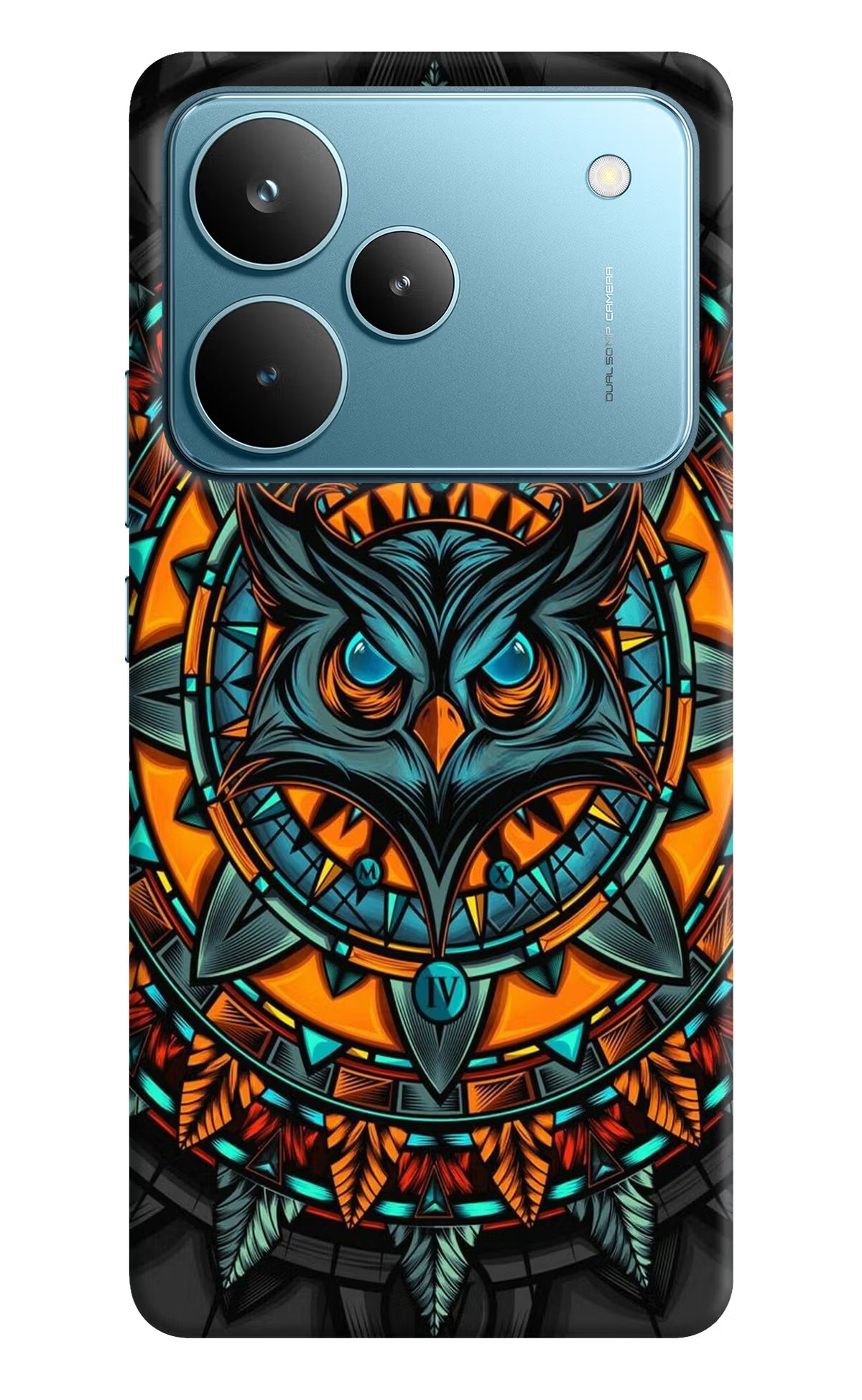 Angry Owl Art Realme P4 Pro Back Cover - Angry Owl Art Realme P4 Pro Hard Case Back Cover by Casekaro Angry Owl Art Realme P4 Pro Hard Case Back Cover by Casekaro