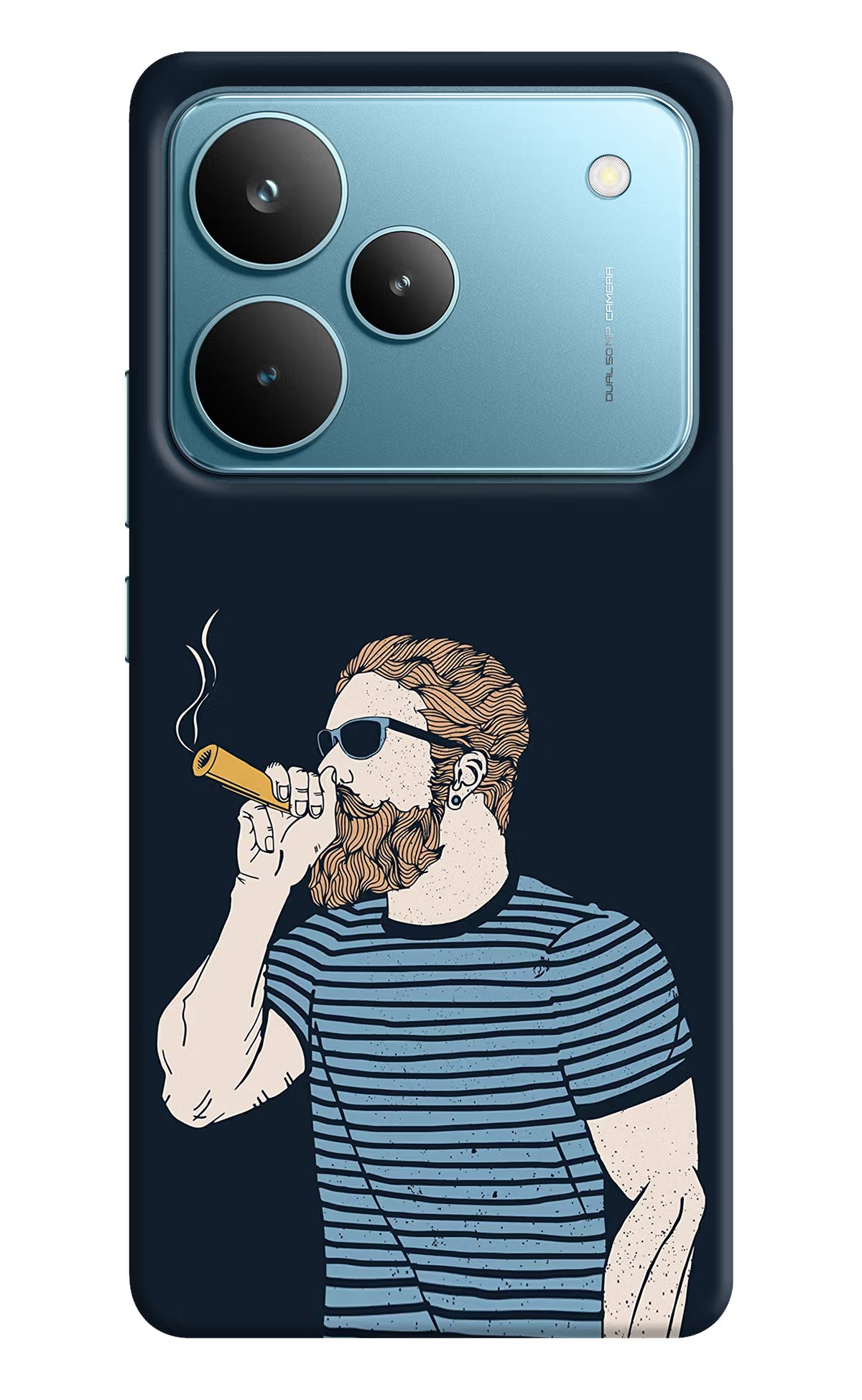Smoking Realme P4 Pro Back Cover - Smoking Realme P4 Pro Hard Case Back Cover by Casekaro Smoking Realme P4 Pro Hard Case Back Cover by Casekaro