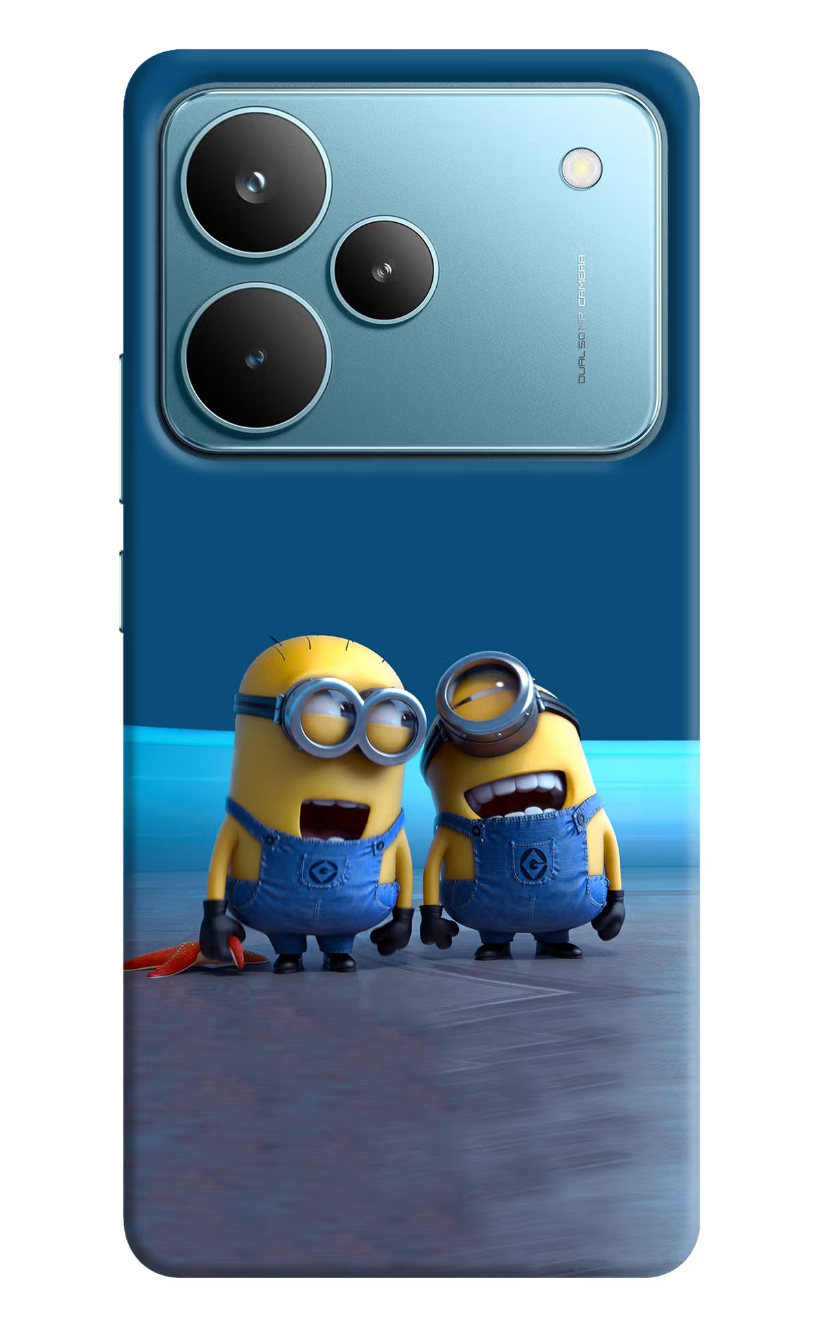 Minion Laughing Realme P4 Pro Back Cover - Minion Laughing Realme P4 Pro Hard Case Back Cover by Casekaro Minion Laughing Realme P4 Pro Hard Case Back Cover by Casekaro